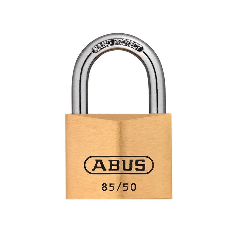 Abus Mechanical 85 Series Brass Padlock - 50Mm Keyed Alike 2747 - Multi Colour