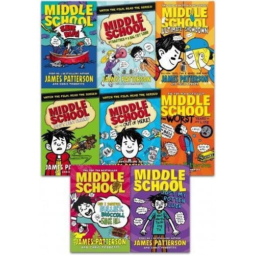 Arrow James Patterson Middle School Collection Books Set Size 8
