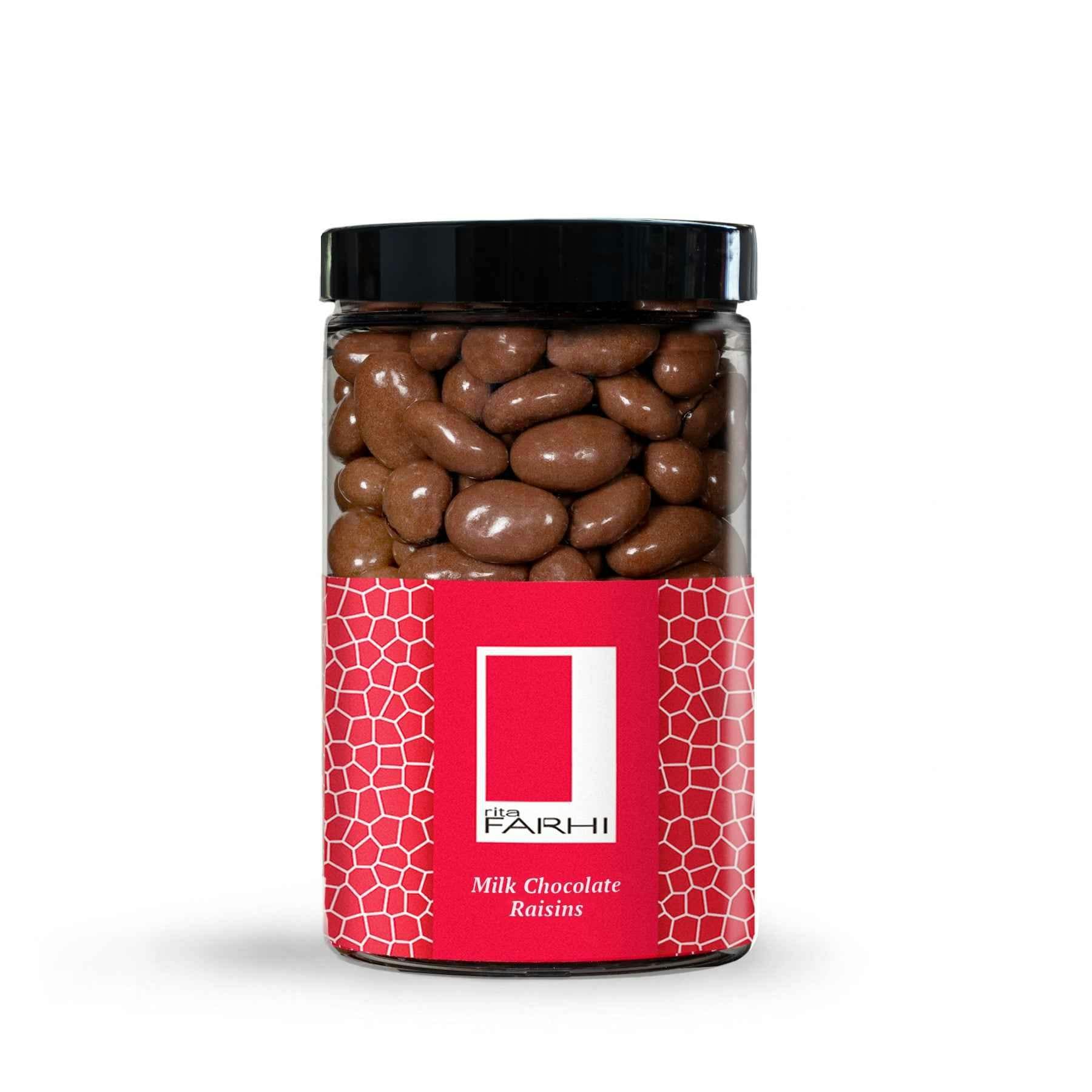 Rita Farhi Milk Chocolate Coated Raisins, Palm Oil Free, 350G