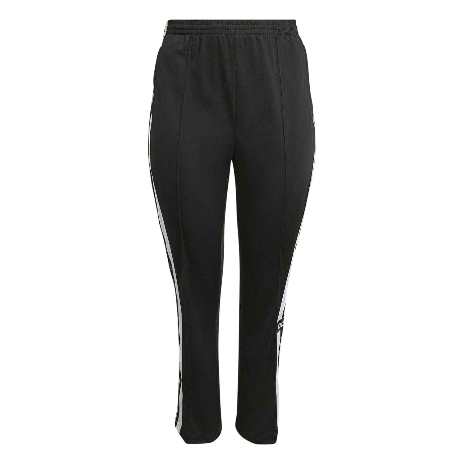 Adidas Women's Black Adibreak 3 Stripes Regular Joggers - 4XL R - 100% Recycled Polyester