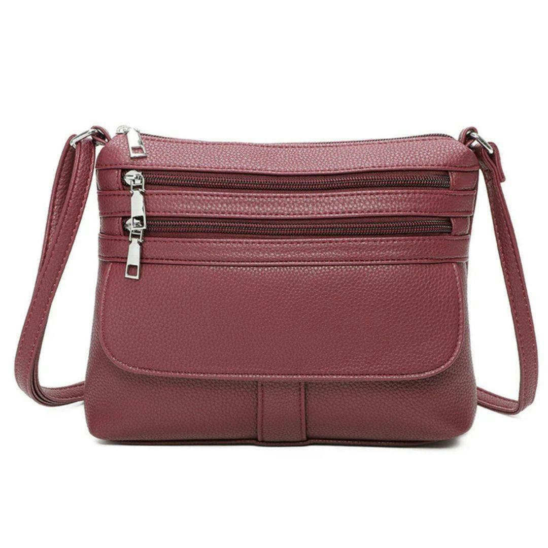 Love Emvy Burgundy Emvy Classic Collection Crossbody Bag