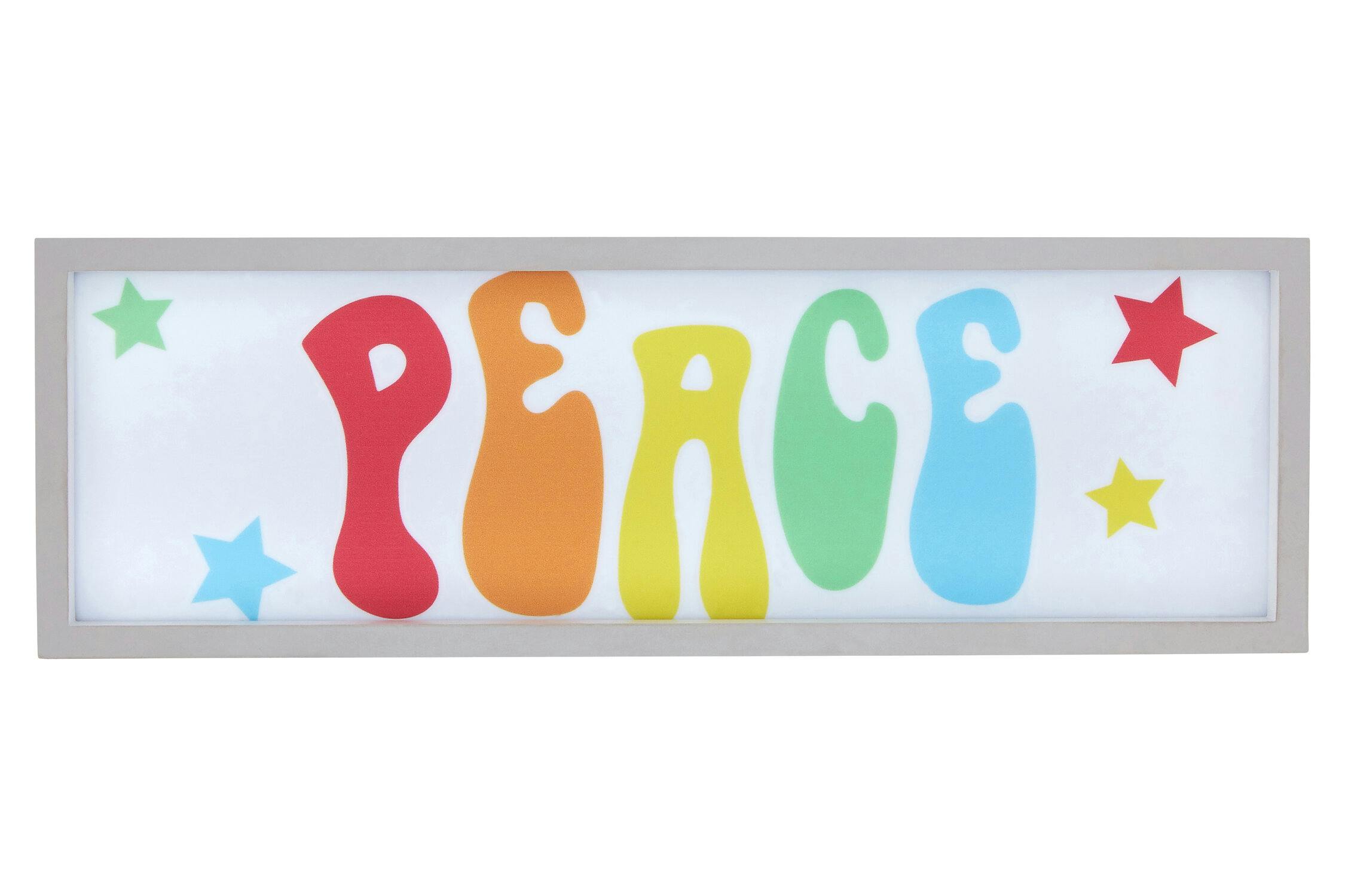 Rackhams Light Peace Led Box