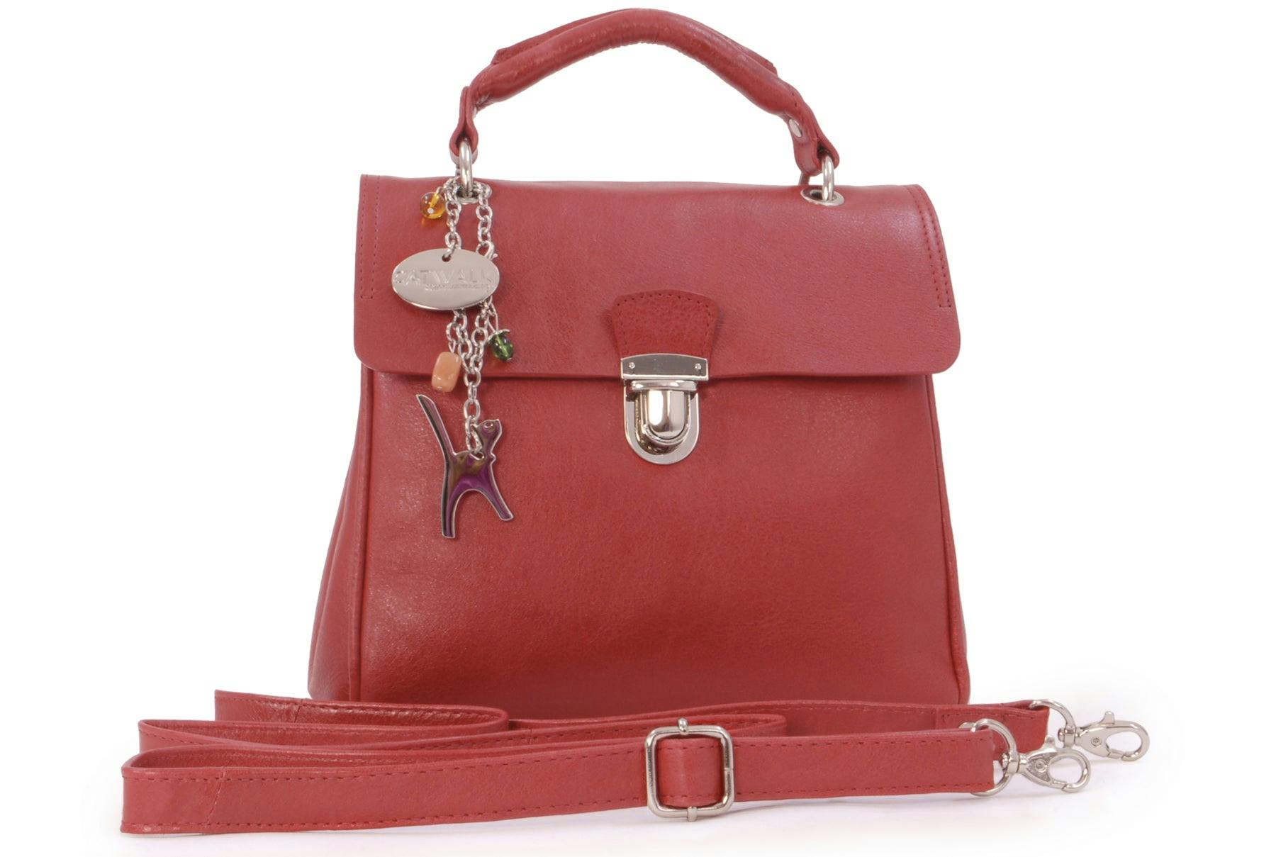 Catwalk Collection Handbags Red Pandora - Handbag
