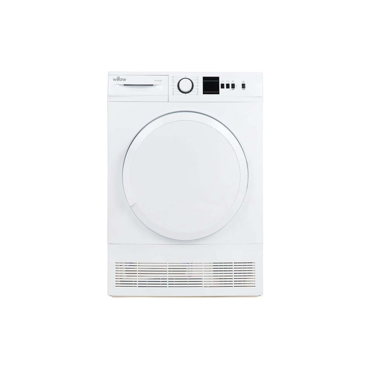 Willow Unisex White Condenser Dryer In 8Kg - Image 2