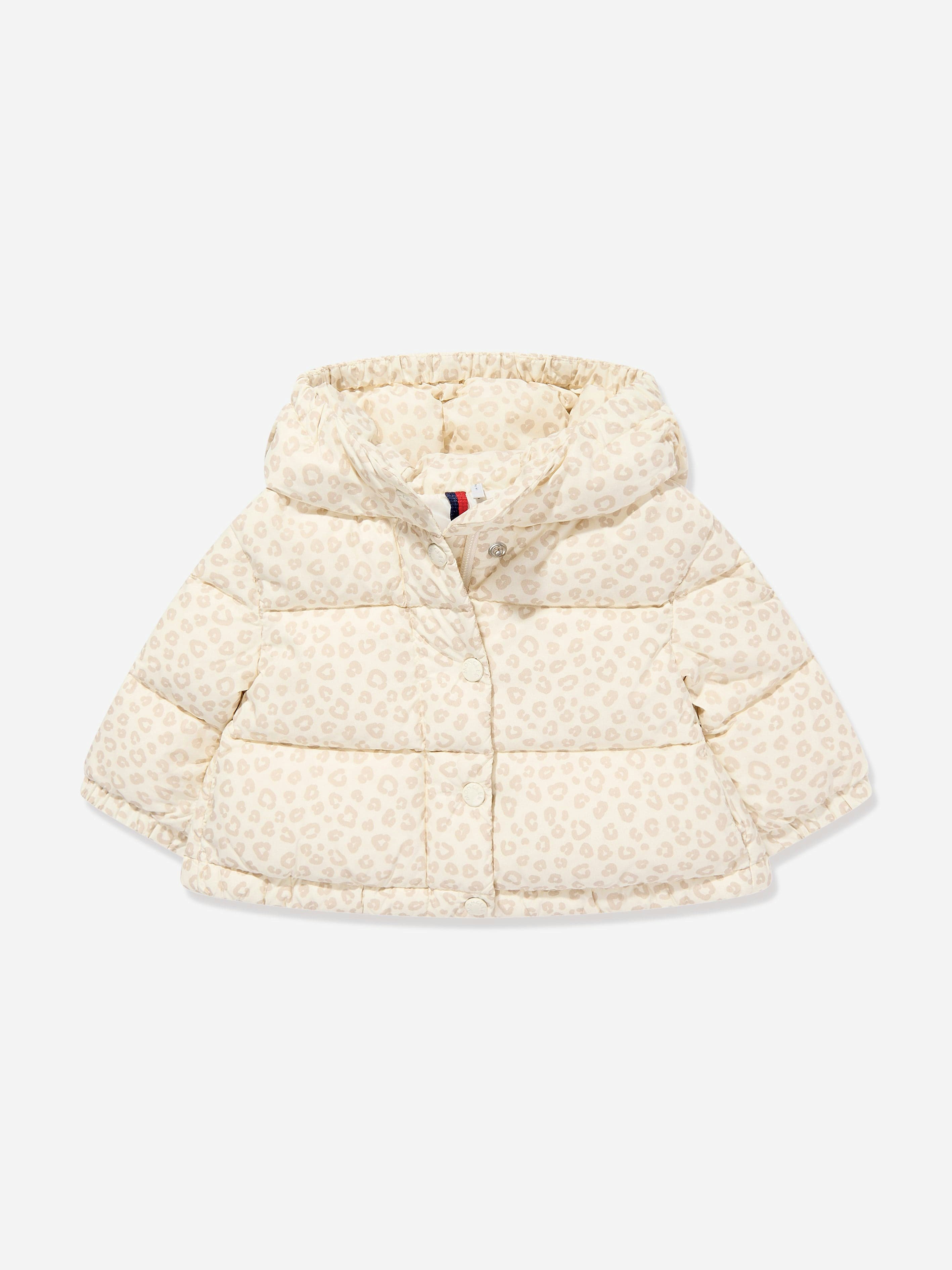 Moncler Enfant Women's Beige Baby Girls Down Padded Tessa Jacket In - 6 - 9 Mths