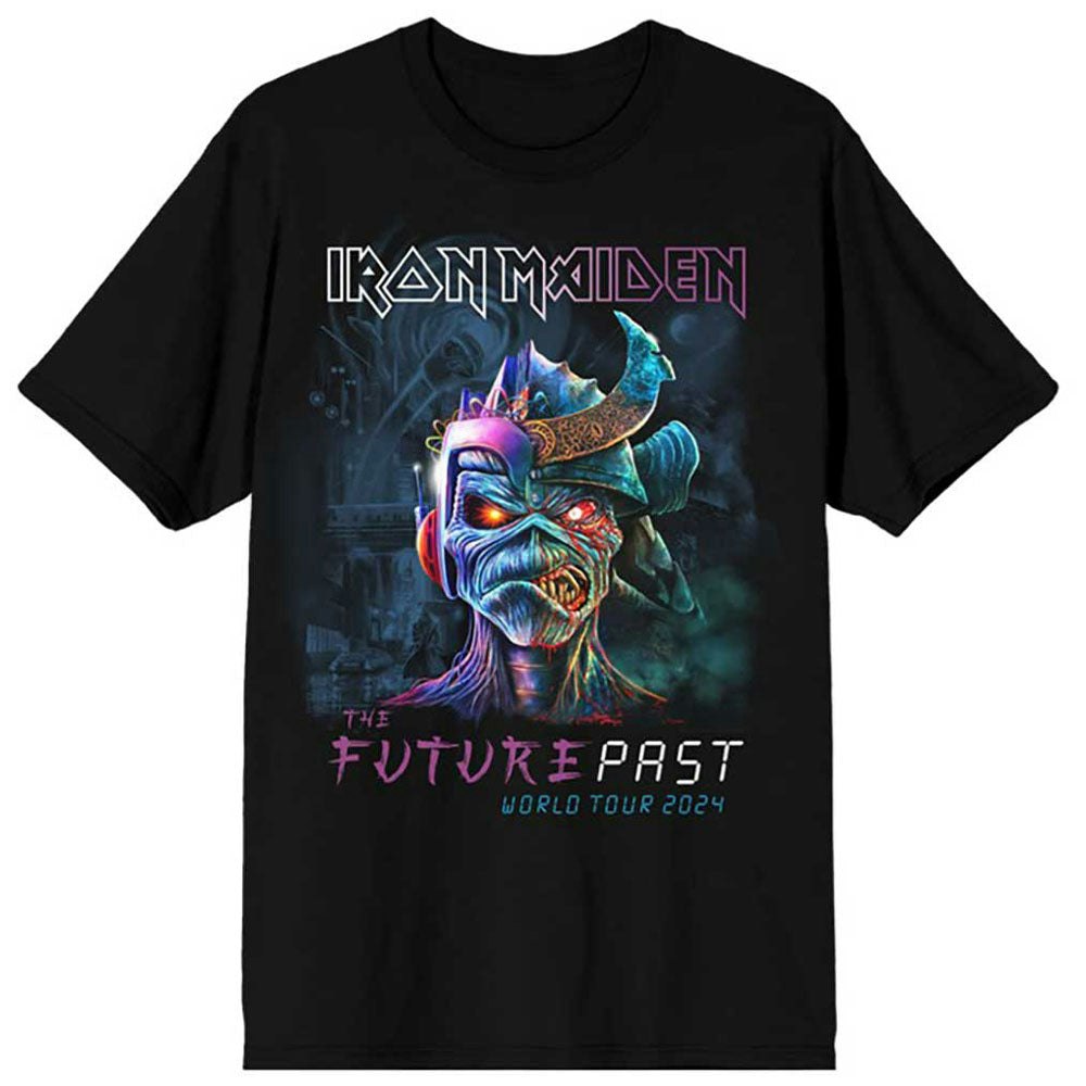 Paradiso Clothing Unisex Black Iron Maiden The Future Past World Tour 24 T Shirt - M