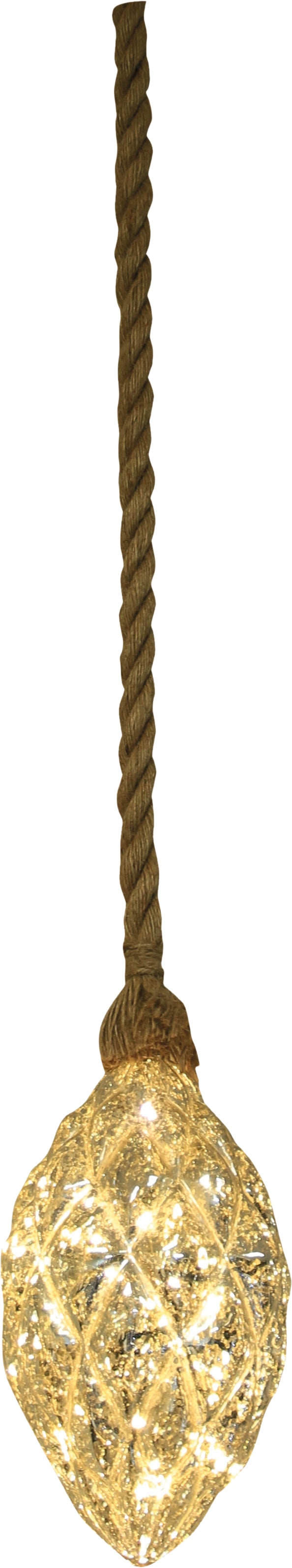 Luxform Light Hemp Rope Pine Cone Led Battery 92720