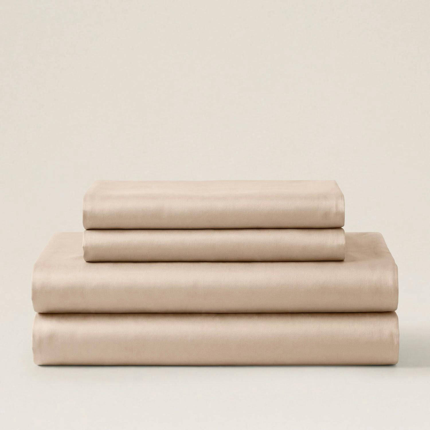 Rackhams Beige Sateen Essentials Bedding Set - Double - King