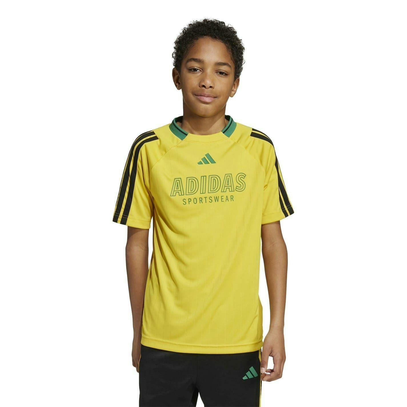 Adidas Yellow Kids House Of Tiro Football Jersey - 11-12 Years - 100% Polyester