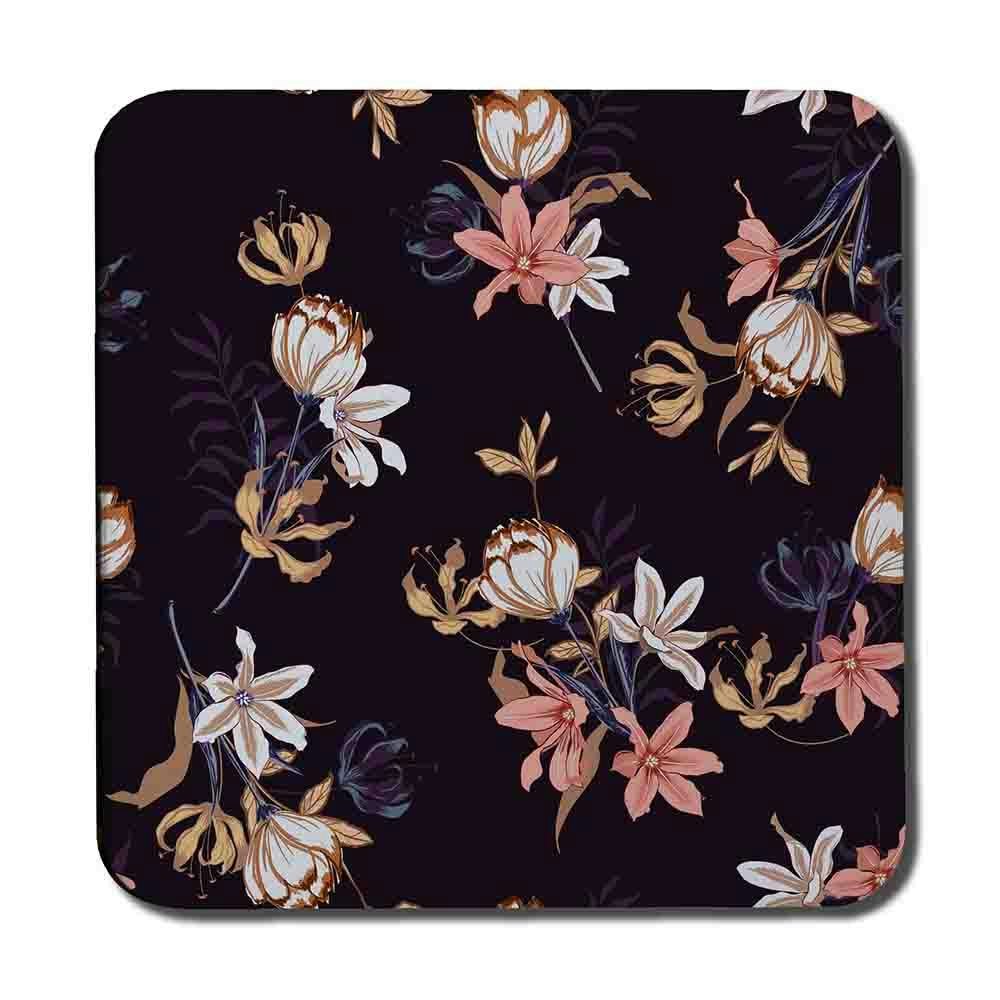 Benjamin Tate Design Blossoming Flowers (Coaster)