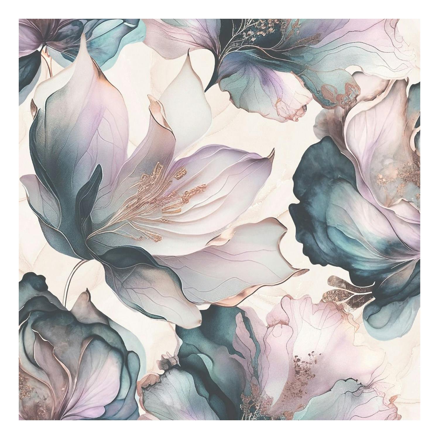 Rackhams Elysian Floral Wallpaper - Multicoloured - Multicoloured - 10M X 53Cm - 100% Mixed