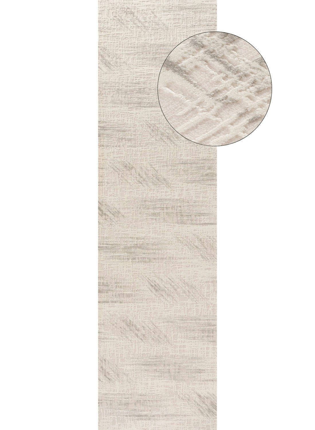 B&Q - Carmel Cream And Grey Abstract Area Rug Soft Durable Pet Friendly Easy To Clean Living Room Bedroom 6030 - Image 2