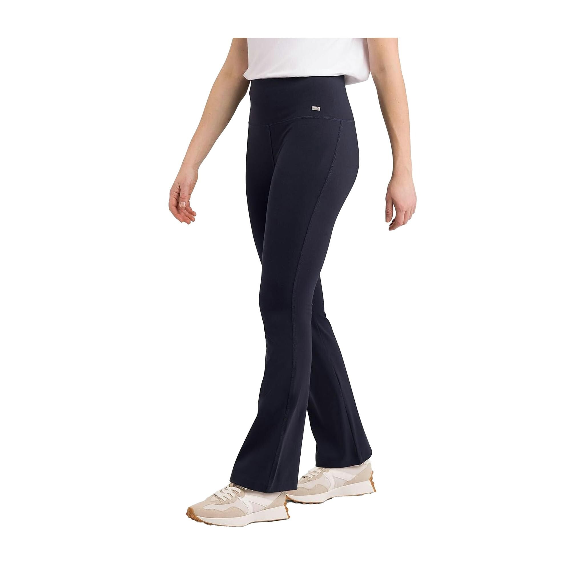 Trespass Women's Ellen Flared Leggings Pants in Navy | Size: Medium - Image 2