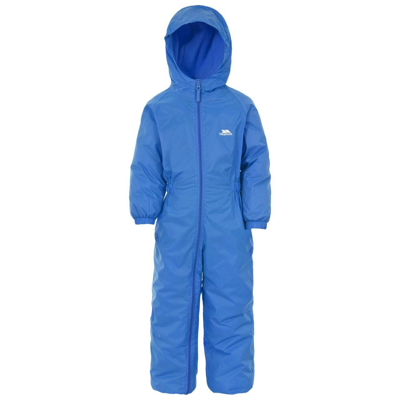 Trespass Unisex Infant Cobalt Baby Dripdrop Padded Waterproof Rain Suit - 18/24 Months - 100% Polyester