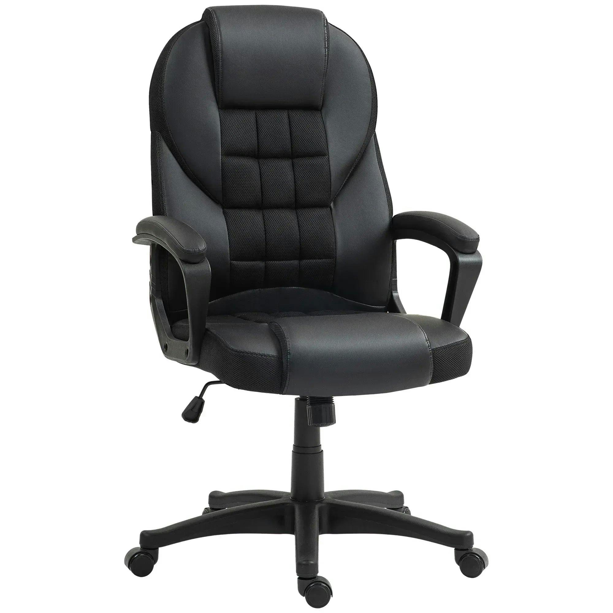 Portland Executive Office Chair - Leather - Black - 48 inch - Image 5