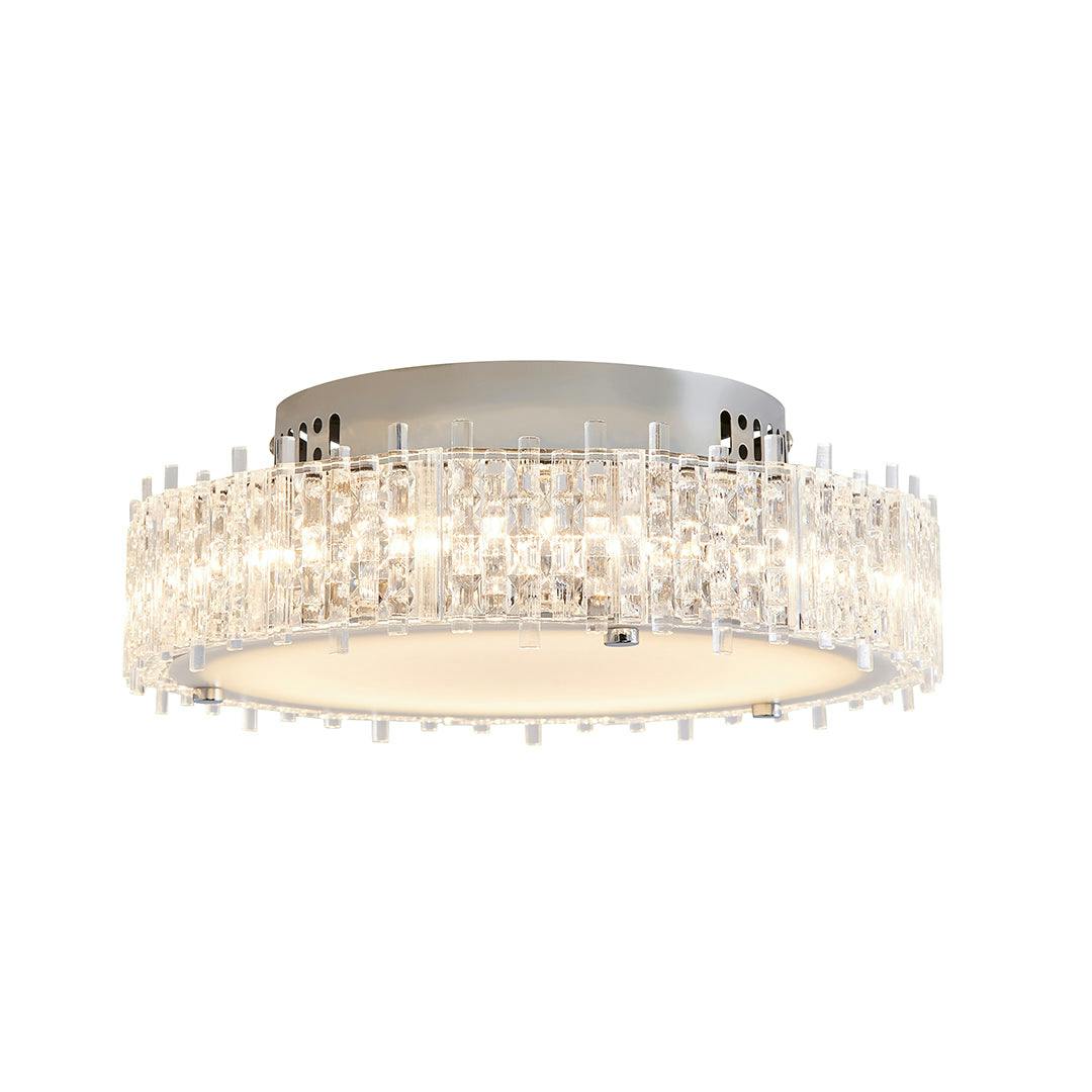 Pagazzi Lighting Light Pagazzi Ing Ana Chrome Led Flush Ceiling