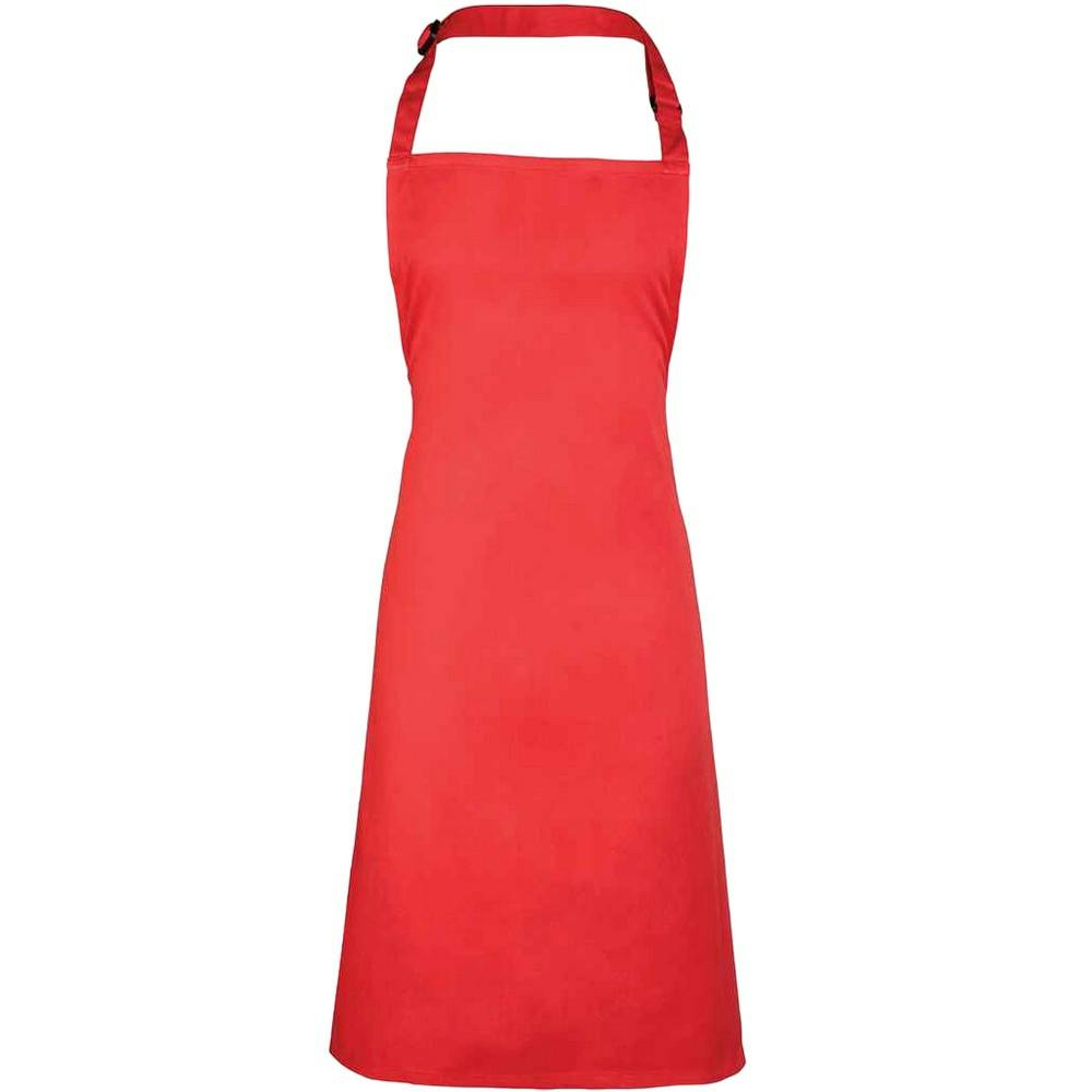 Premier (One Size, Strawberry Red) Unisex Adult Colours Full Apron - Image 3