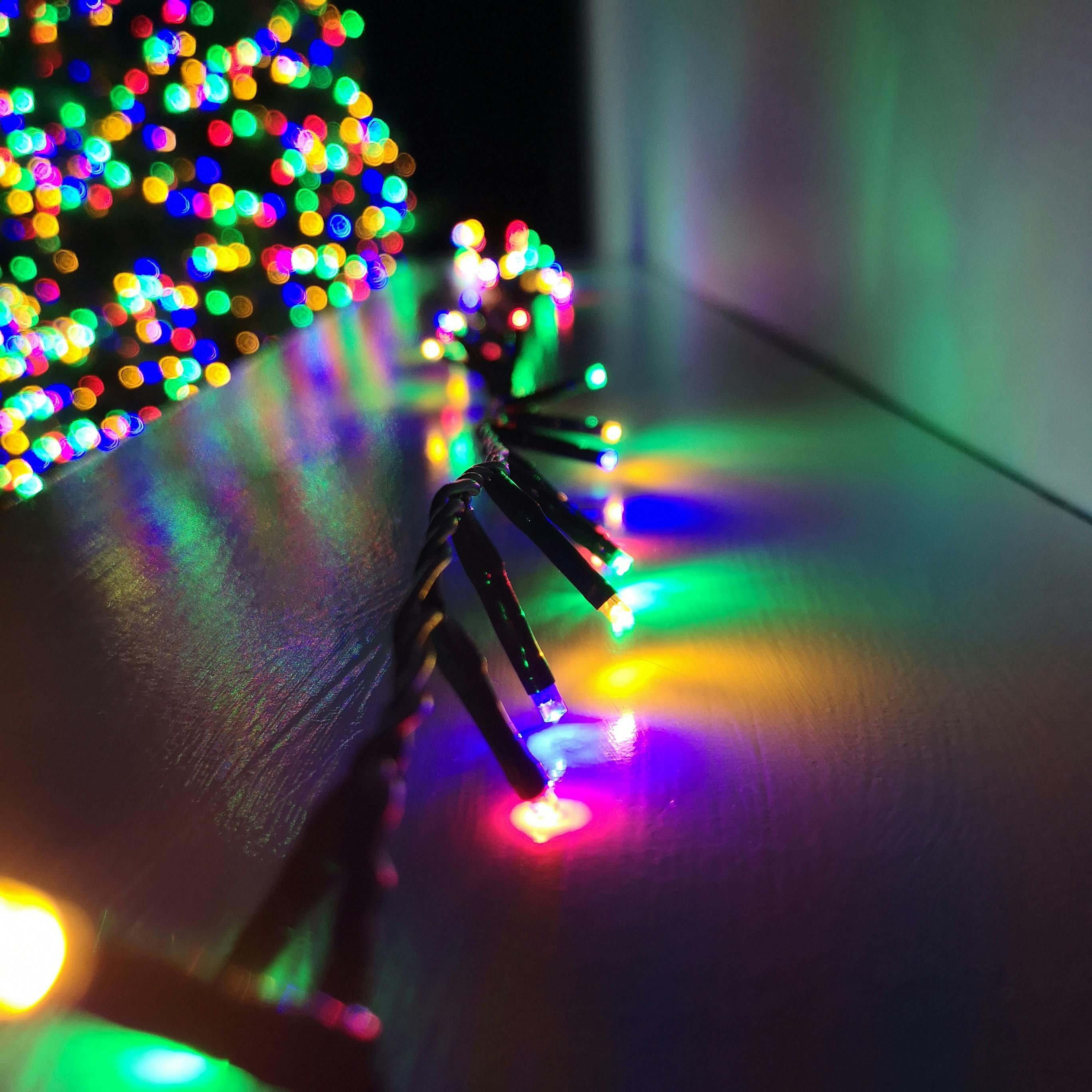 75m 3000 LED TreeBrights Christmas String Lights with Timer in Multi-Coloured - Samuel Alexander  | TJ Hughes - Image 5