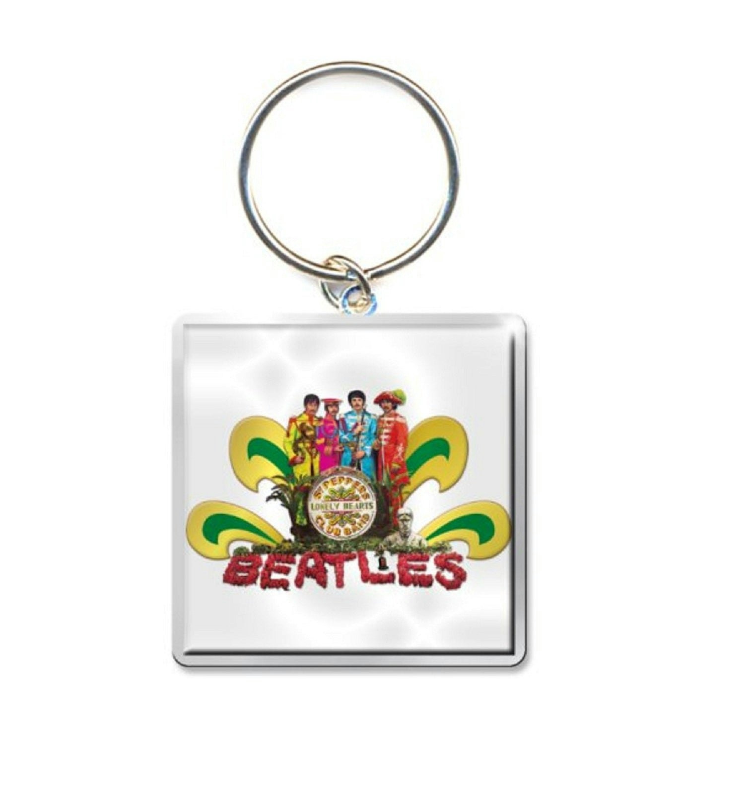 Paradiso Clothing The Beatles Keyring Sgt Pepper Naked Keychain
