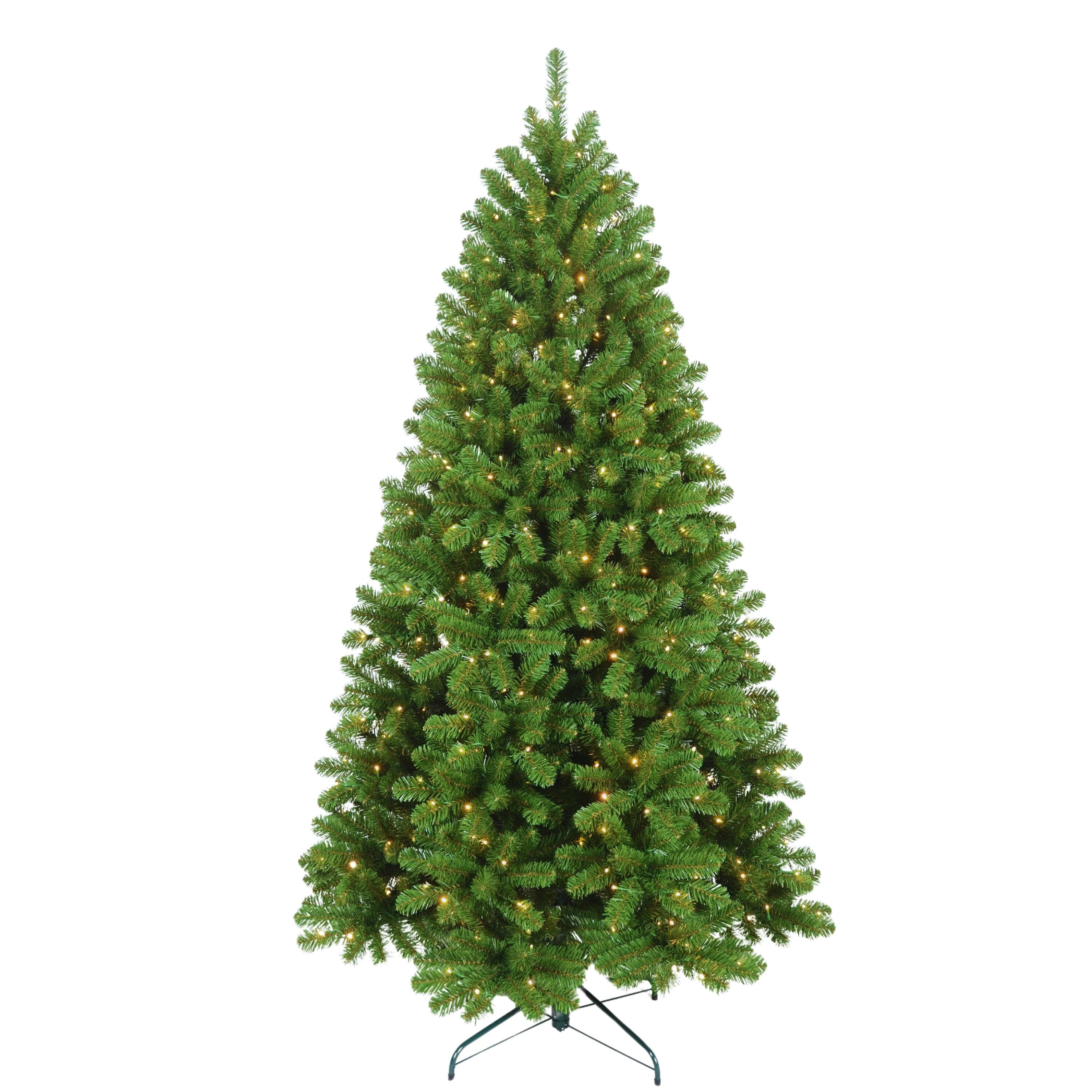 Madefor.living Richmond Fir Winter Pre-Lit Artificial Christmas Tree - Green / 7Ft - Image 3