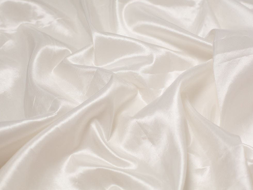 Minerva Ivory Core Range Shot Taffeta Fabric - Plain Design Dressmaking Fabric, 145 Cm / 58" Wide - Per Metre