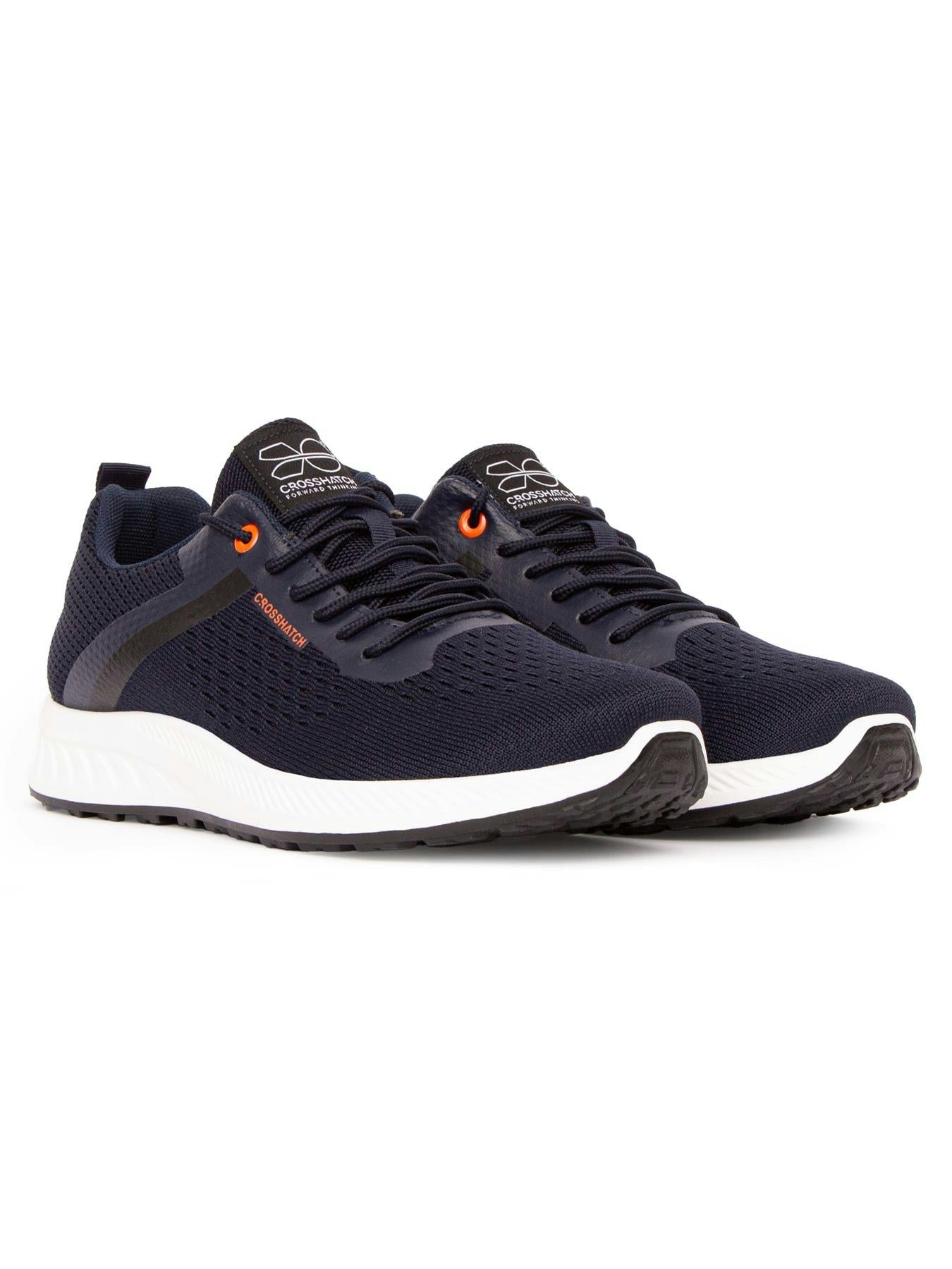 Crosshatch Kamran Trainers Navy - Size 8