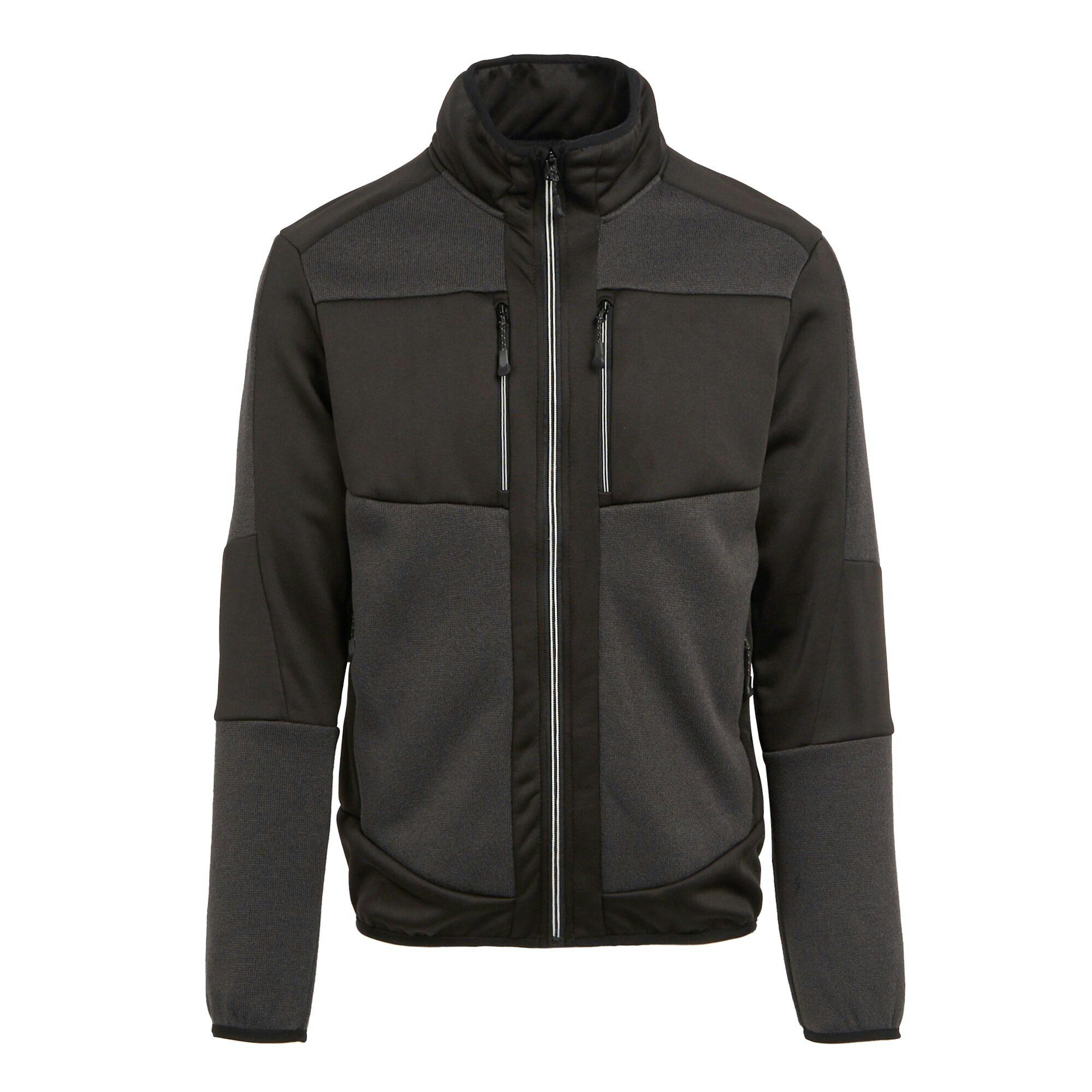 Regatta Unisex Black Professional Adult Knitted Stretch Midlayer - Ash/ - 3XL - Ash/ - 90% Polyester/10% Elastane