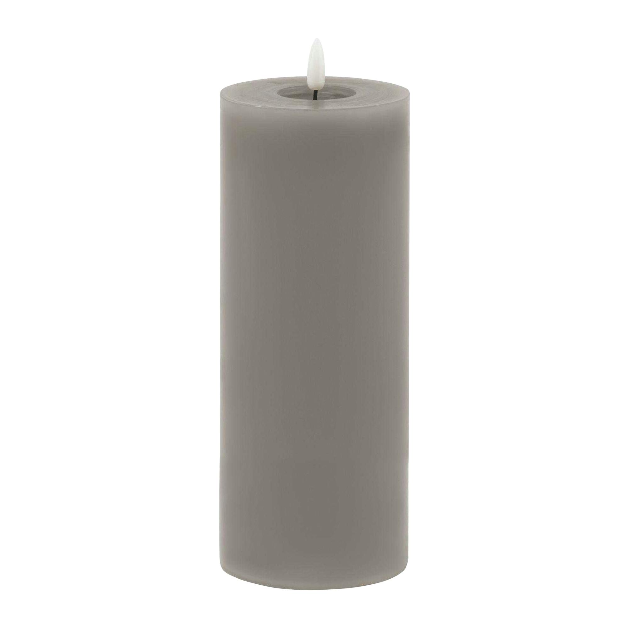 Hill Interiors Grey Luxe Collection Melting Electric Candle - 15Cm X 8Cm X 8Cm - 100% Mixed