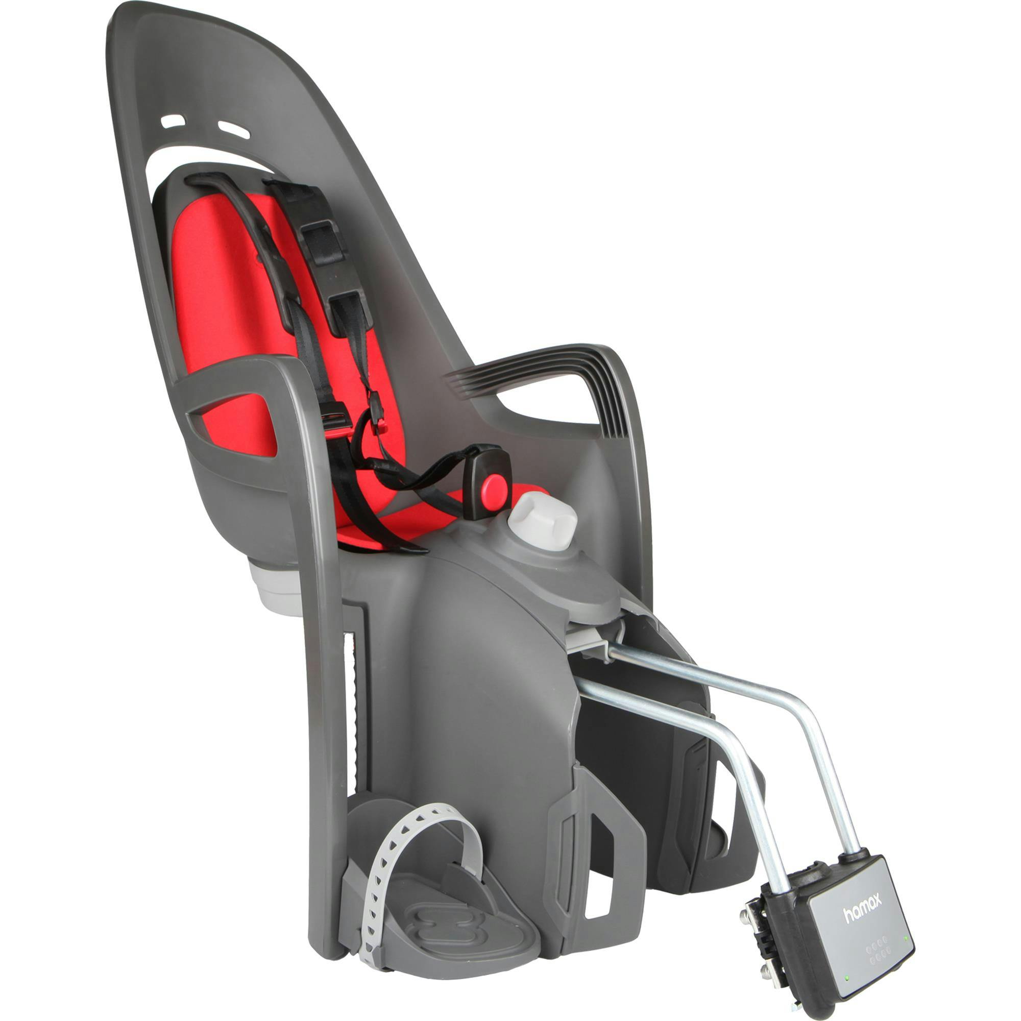 Hamax Grey/Red Zenith Relax Child Bike Seat