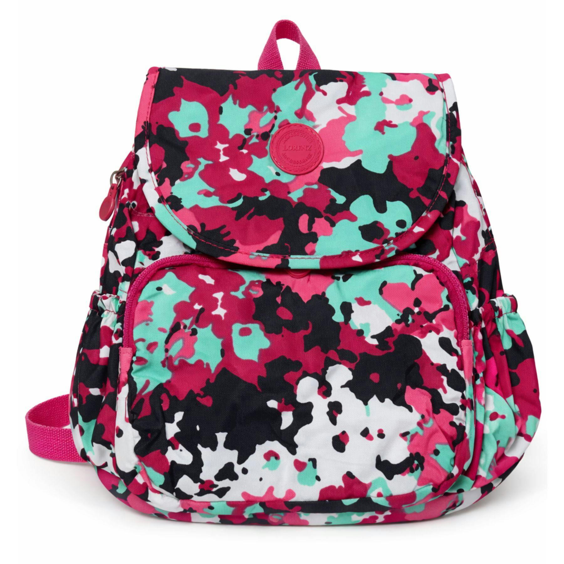 Lorenz Compact Nylon Everyday Backpack Small Lightweight