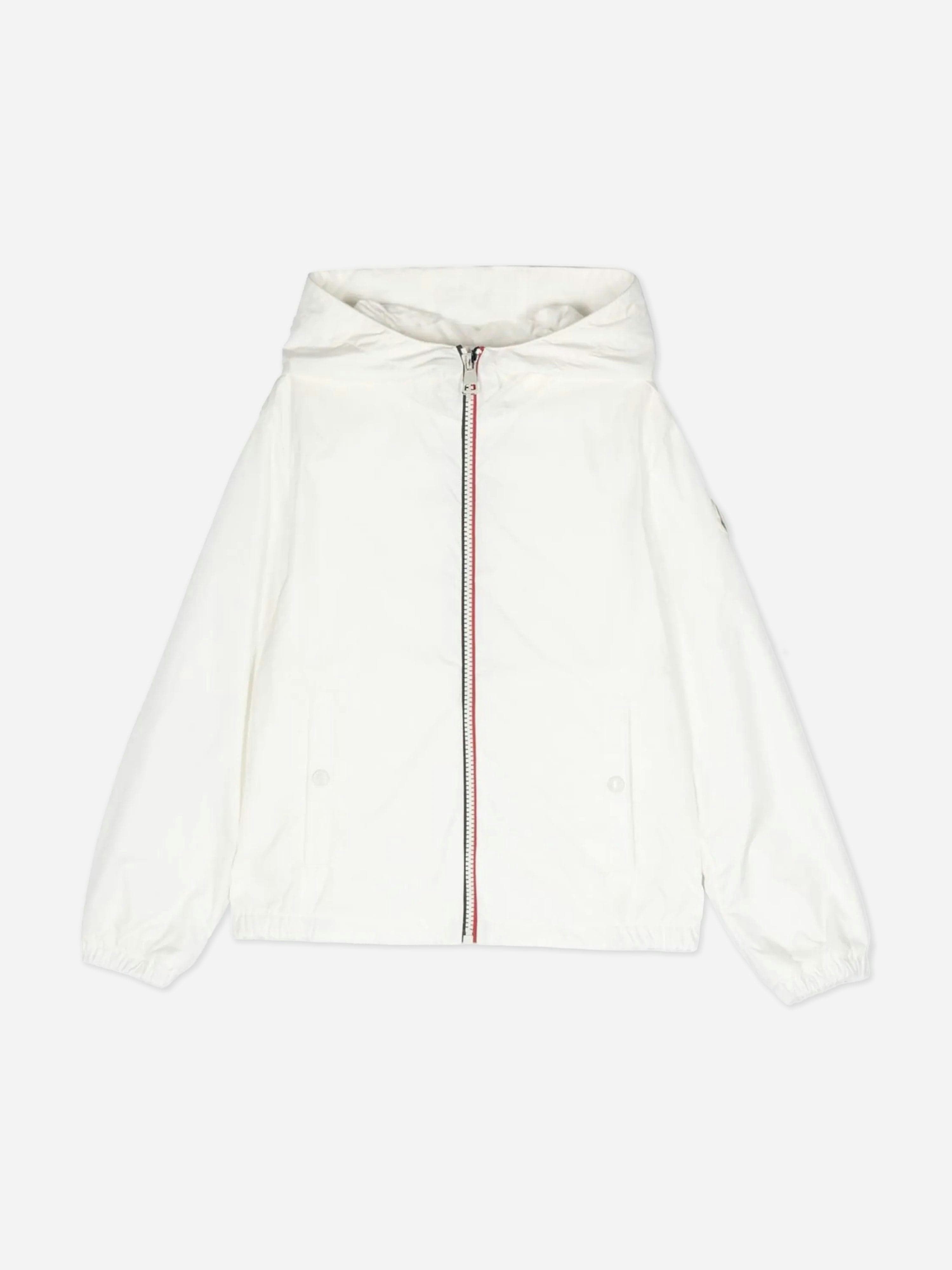 Moncler Enfant Boys White New Urville Jacket In - 8 Yrs