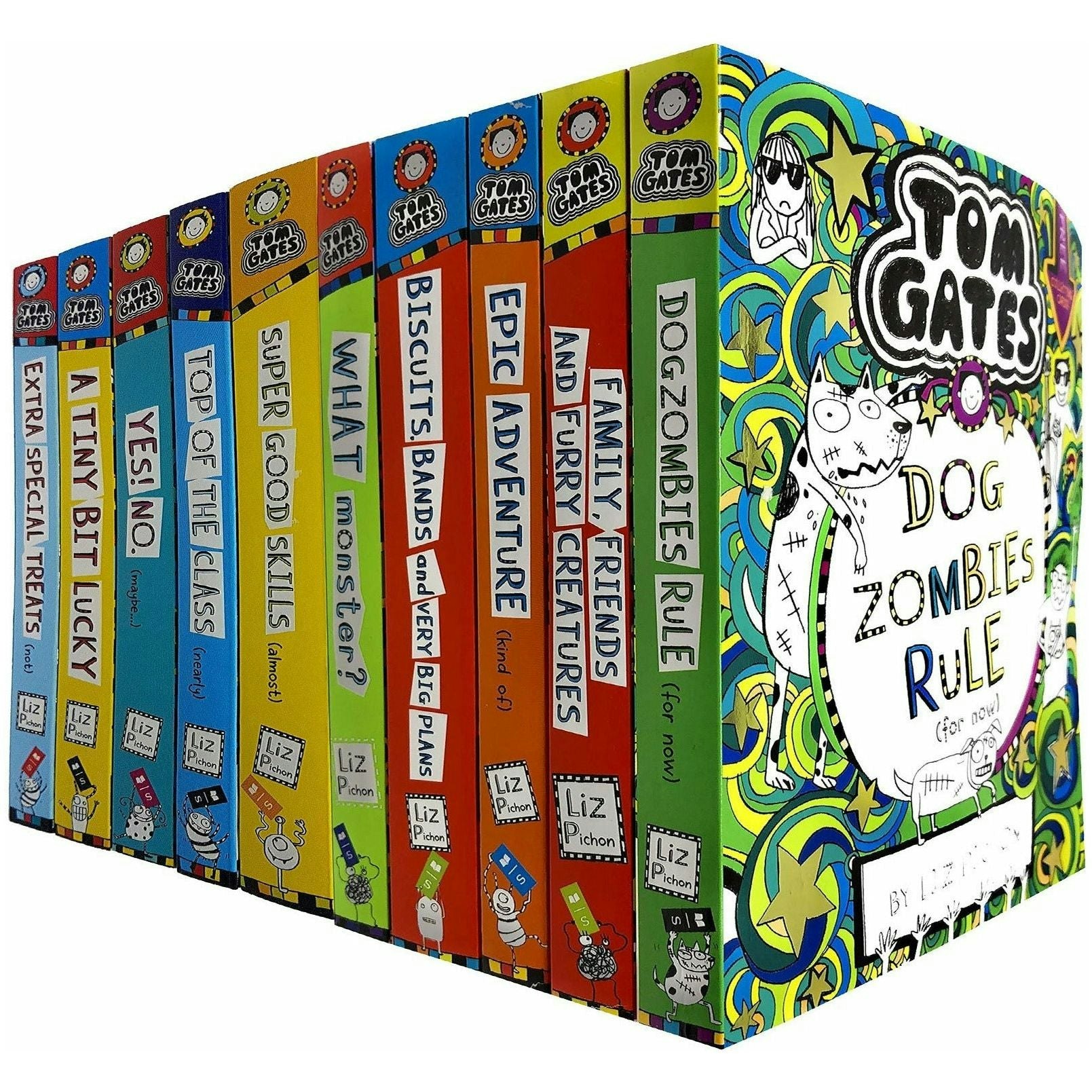 Scholastic Tom Gates Series 2 And 3 - 10 Books Collection Set By Liz Pichon