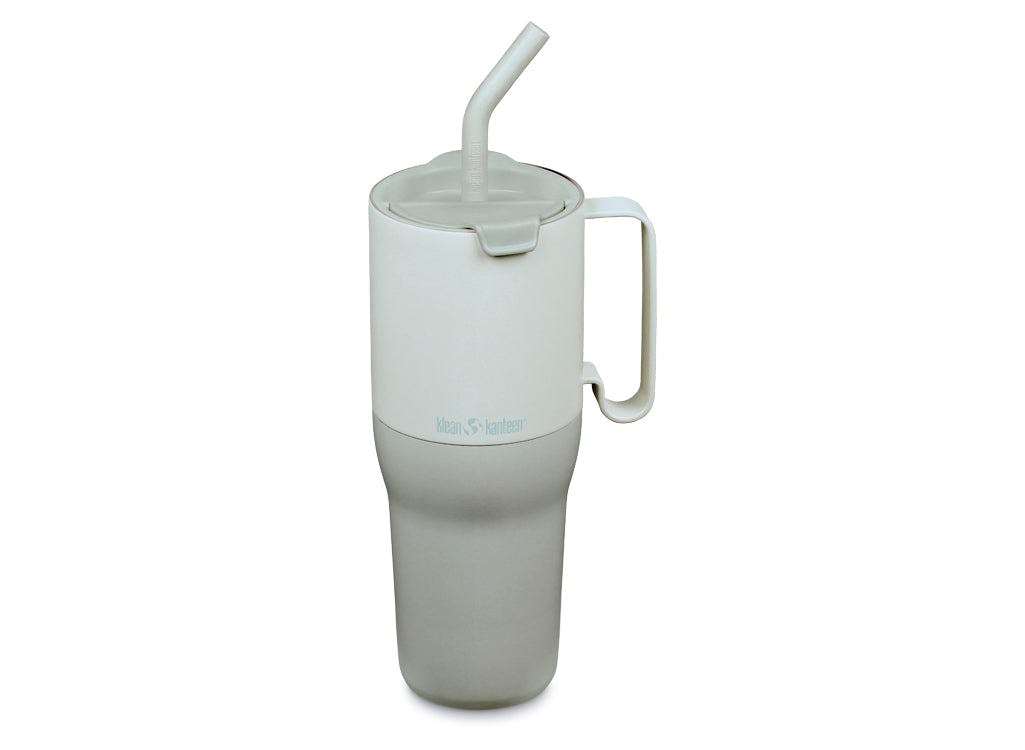 Rackhams Blue 1064Ml Rise Tumbler With Straw Lid - Barely