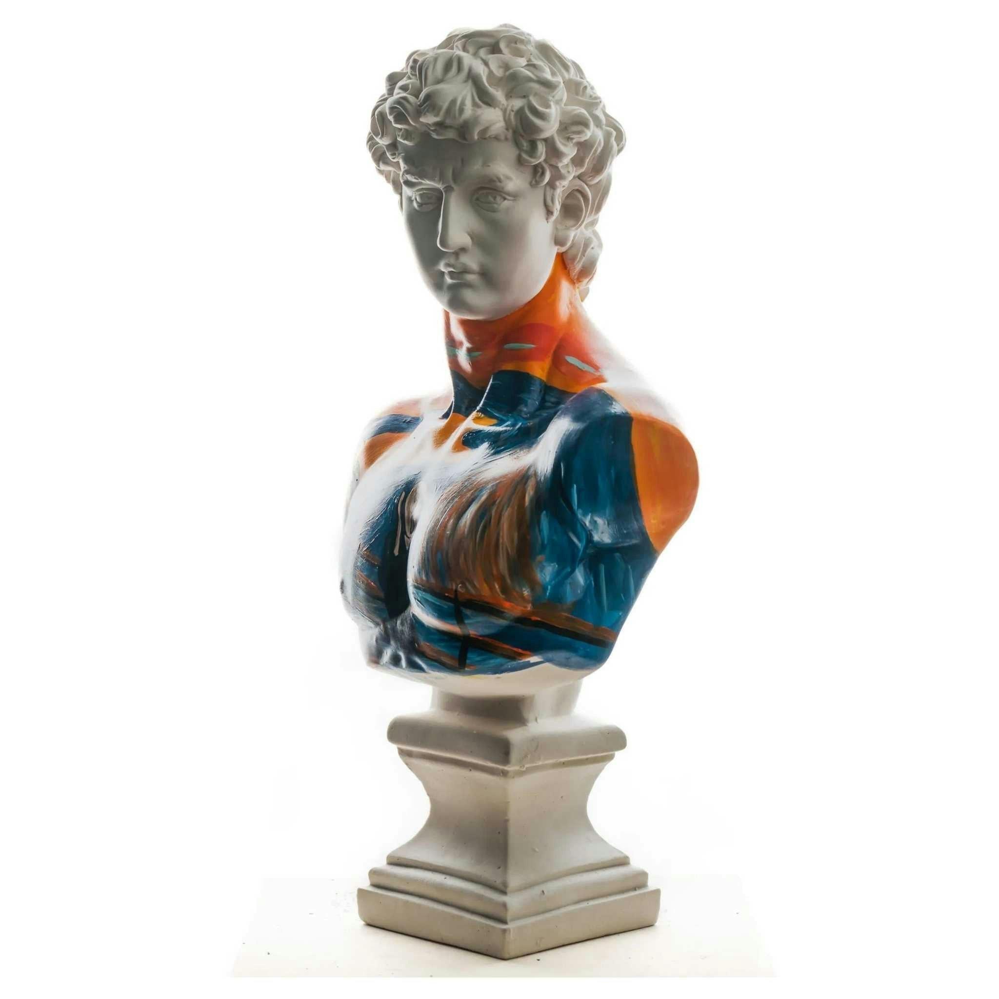 Rackhams David Scream Design - Plaster - 42 X 25 X 12 Cm