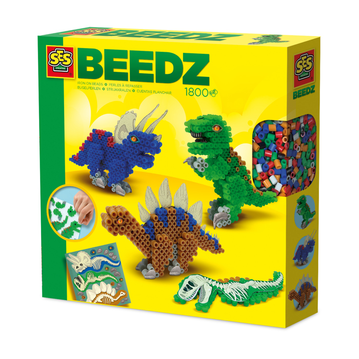 Ses Creative Bikes Iron On Beads - Dinos