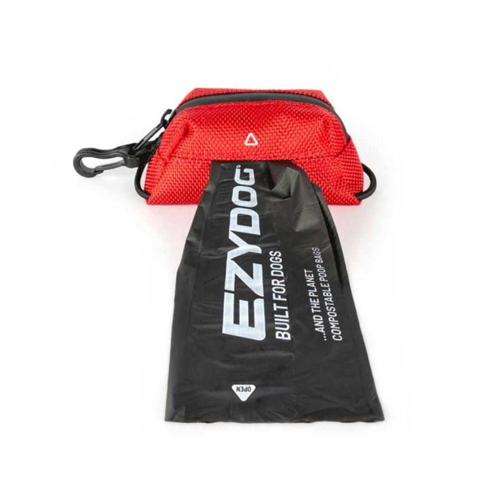 Ezydog Red Essential Poop Bag Holder In