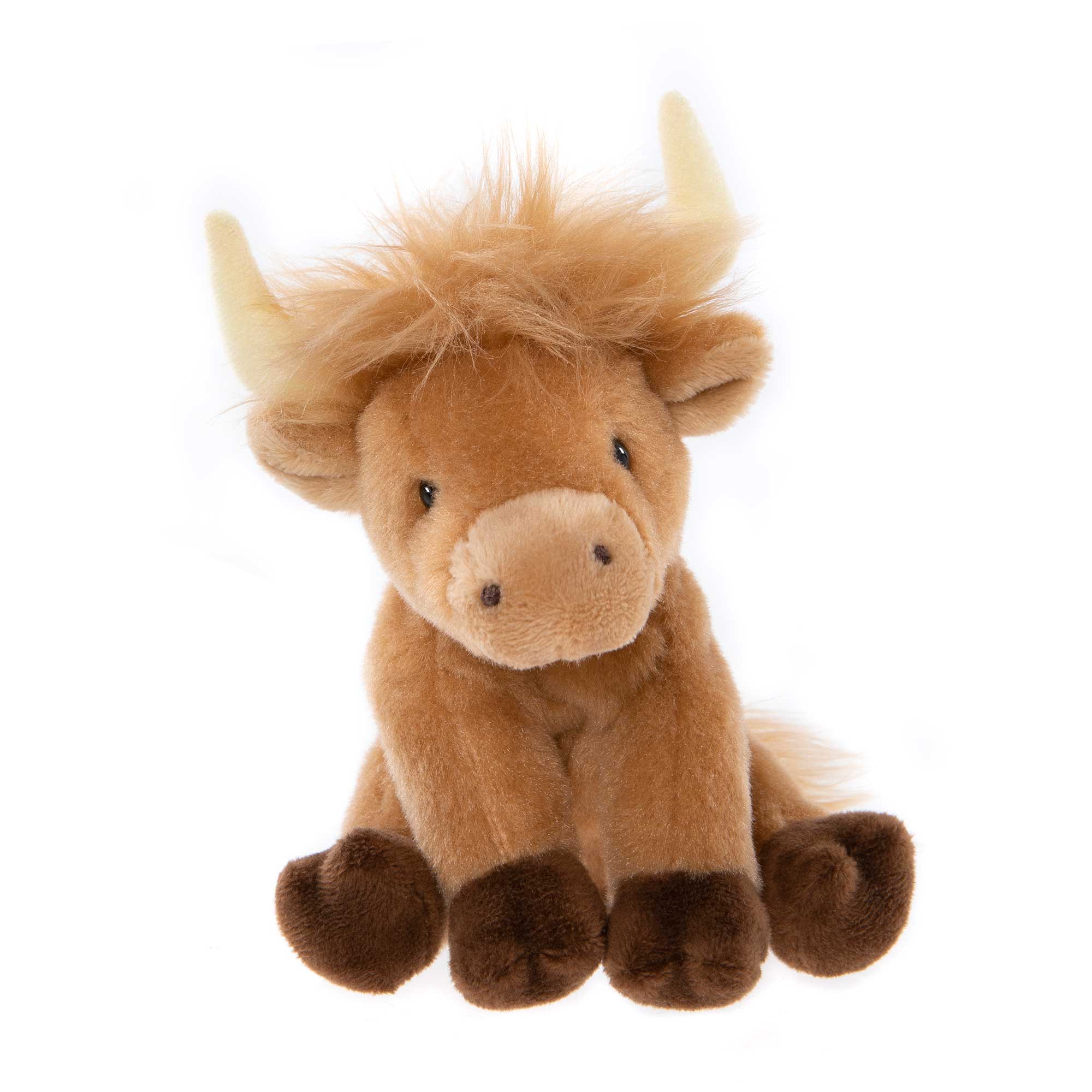 Charlie Bears Cuddle Cub Highland Cow - Small Plush Toy