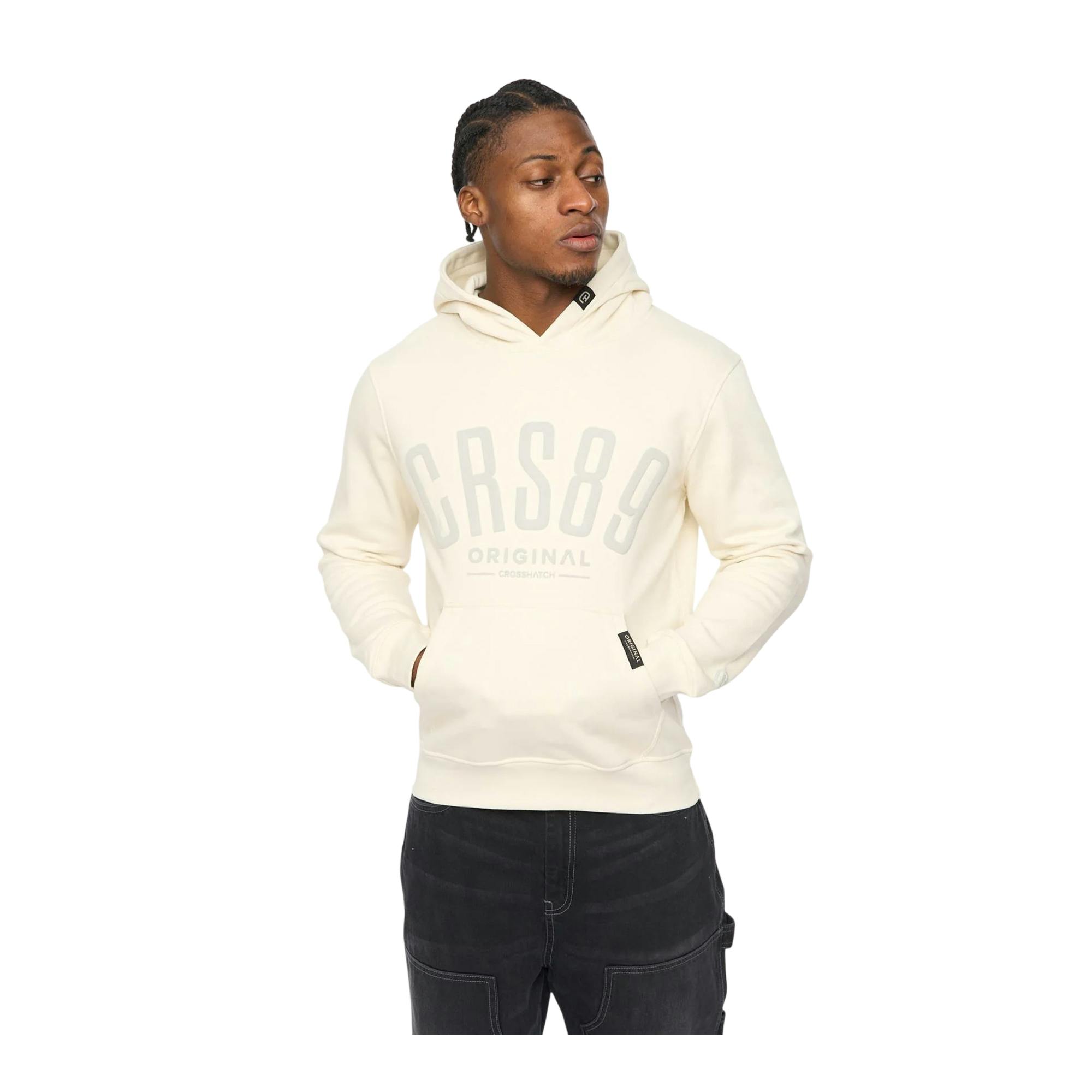 Crosshatch Men's Hallfell Hoodie - Neutral - L - Neutral - 60% Cotton/40% Polyester