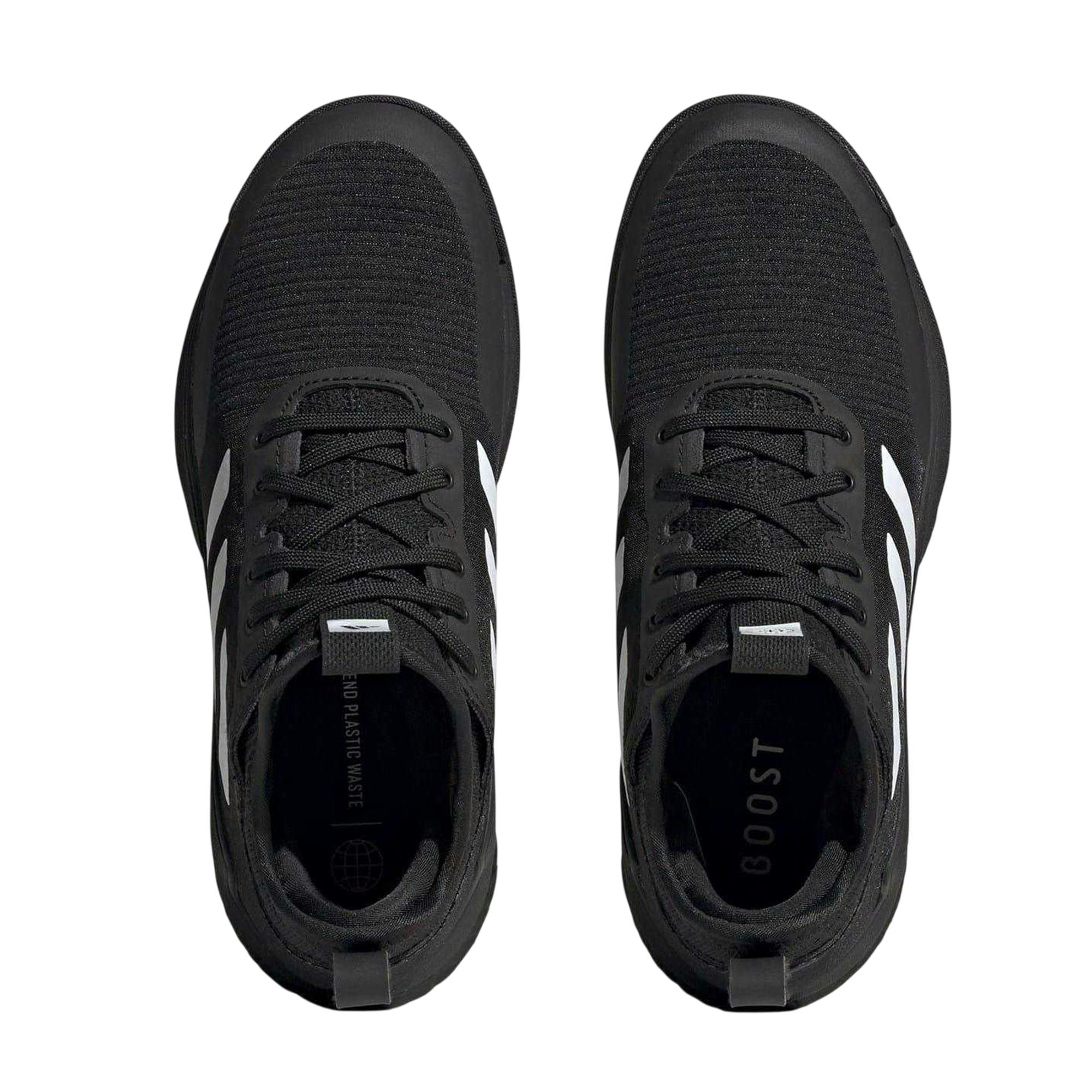Adidas Women's Black/White Crazyflight Mid Cut Indoor Court Trainers - 3.5 Uk - 100% Mixed