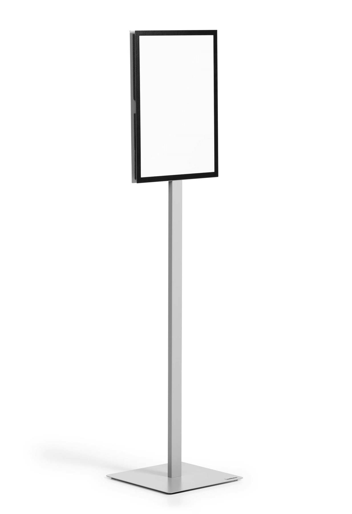 Rackhams Info Stand Basic Aluminium Display Panel Info Floor Sign A3 | 1.4M