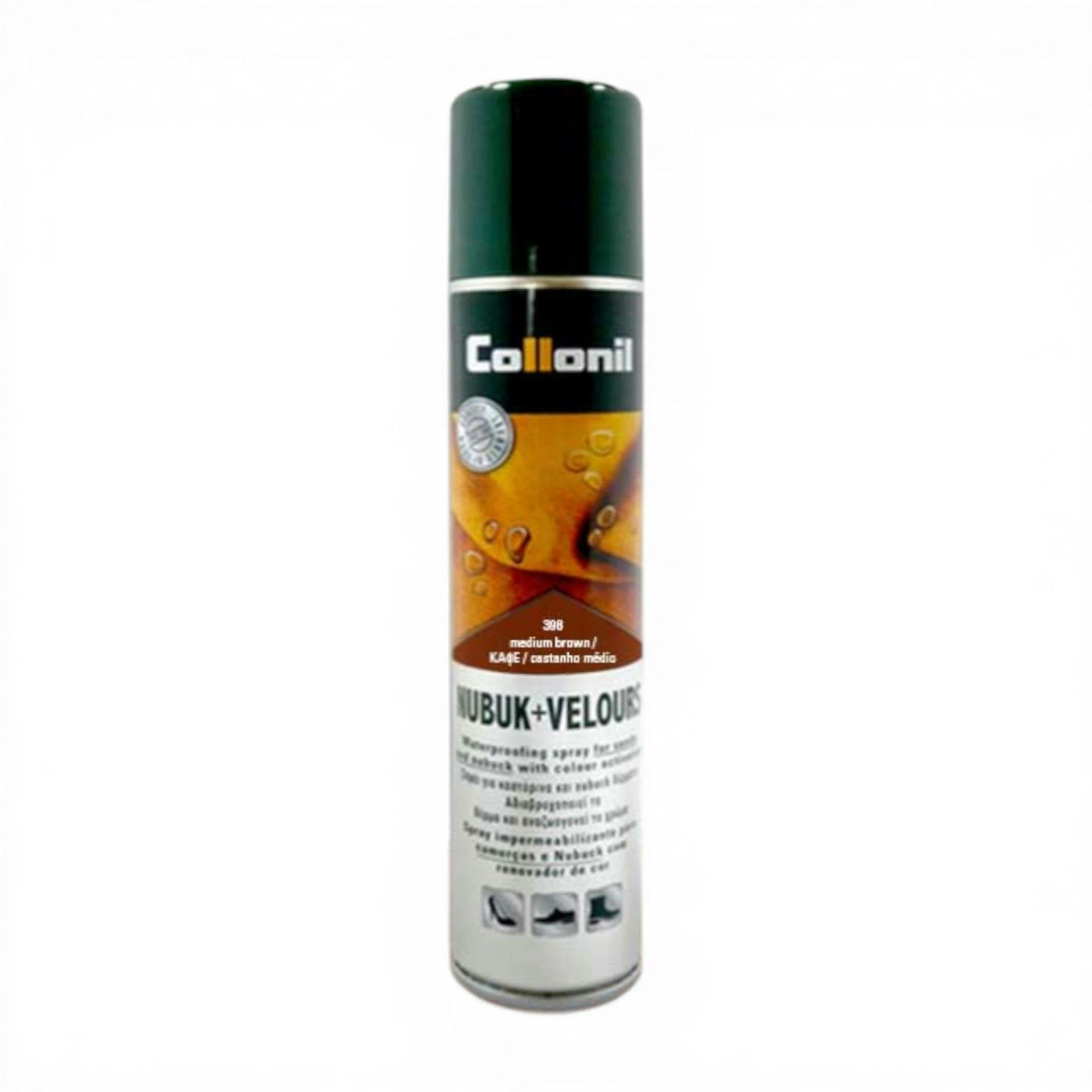 Collonil Brown Nubuk & Velours Spray 200Ml Waterproof & Colour Care - Mid - 200 Ml