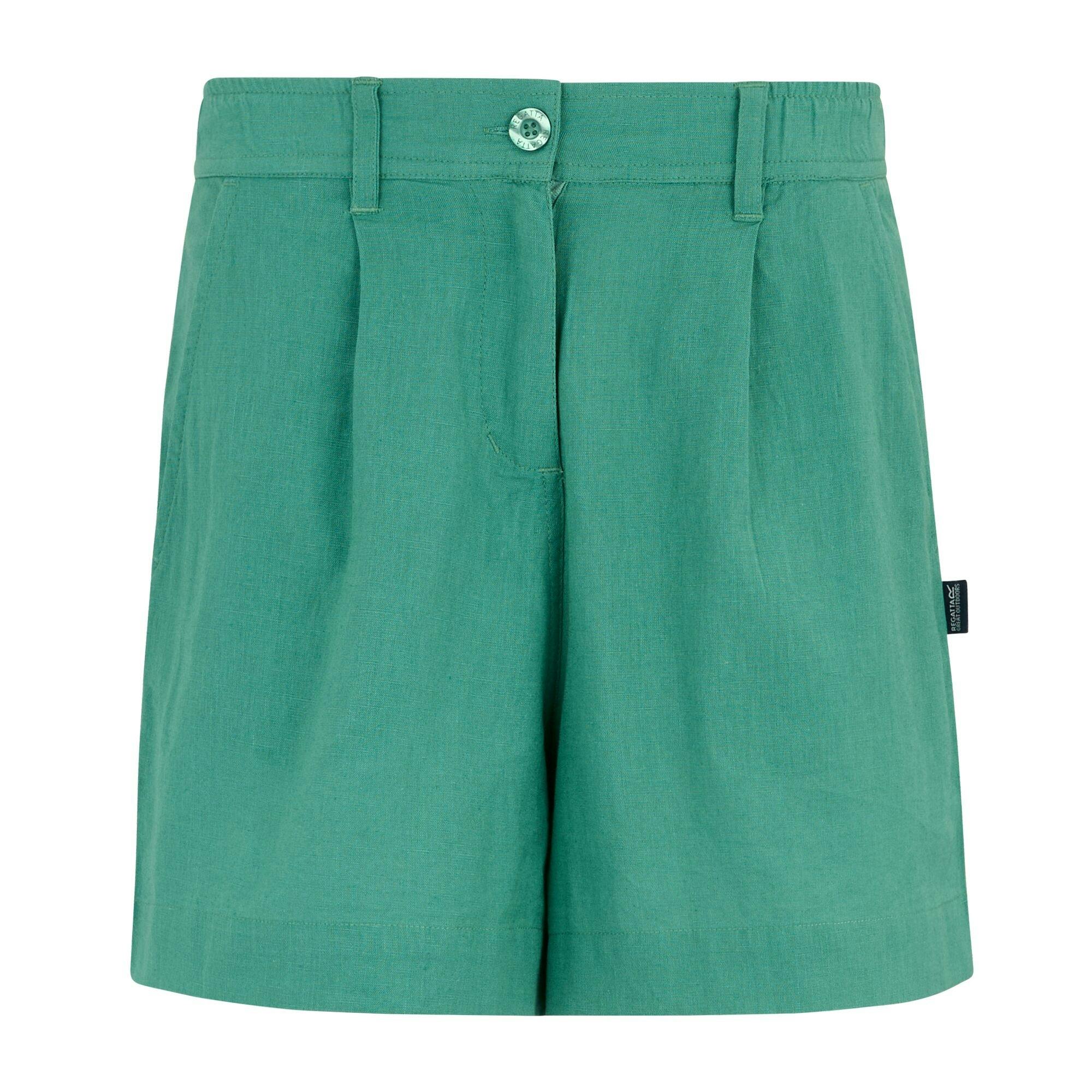 Regatta Women's Sabelle Shorts - Ivy Moss - 12 Uk - Ivy Moss - 50% Lyocell/50% Viscose