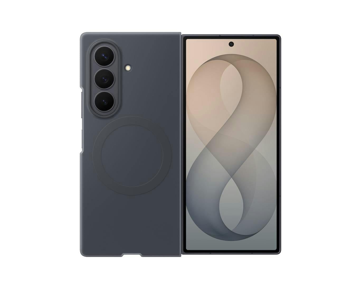 Samsung Galaxy Z Fold 8 Ultra 8.0" Silicone Case With Magnet Graphite - Ef-Ef976cbegww