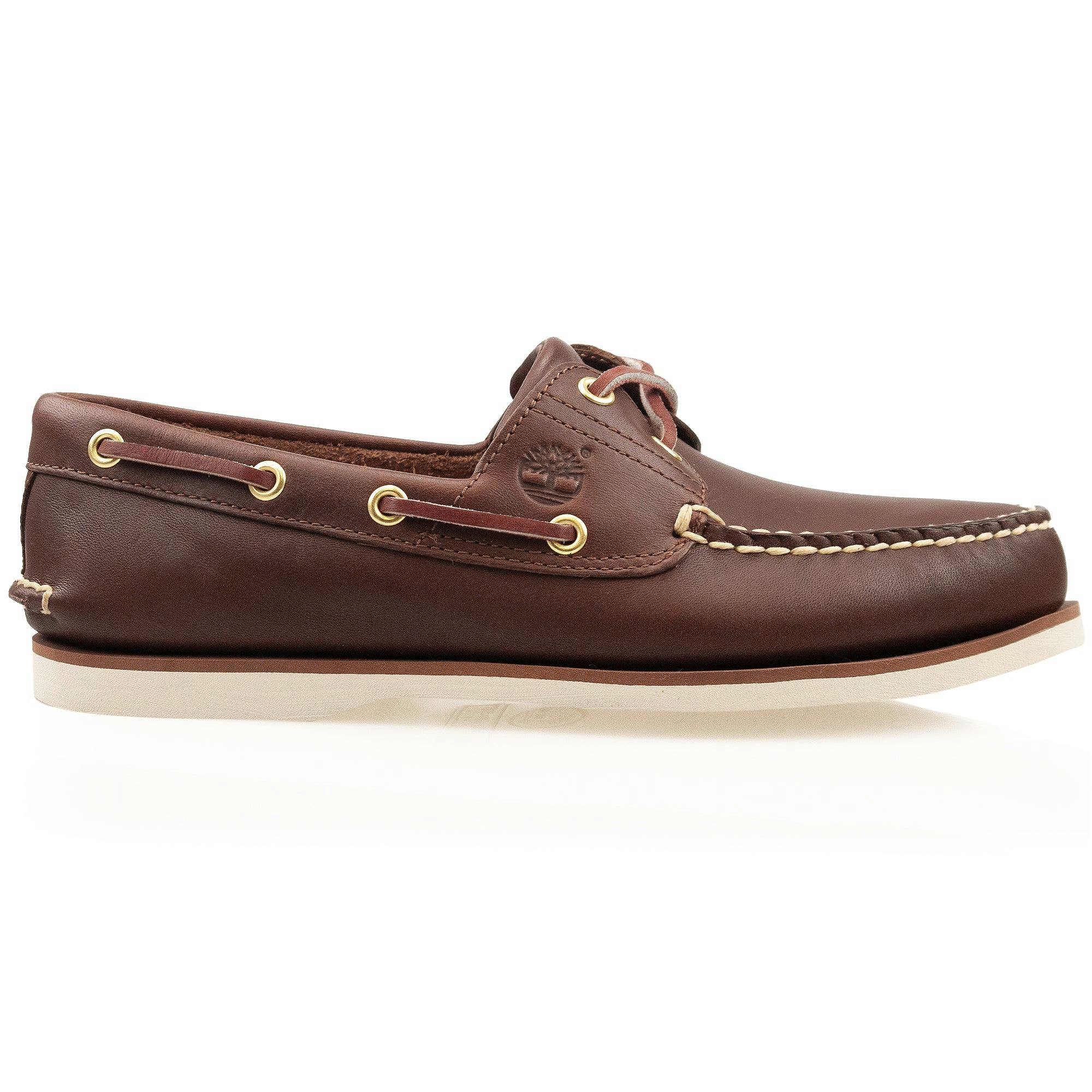 Timberland Men's Brown/Grain Classic Boat Shoe - Full - Uk 8