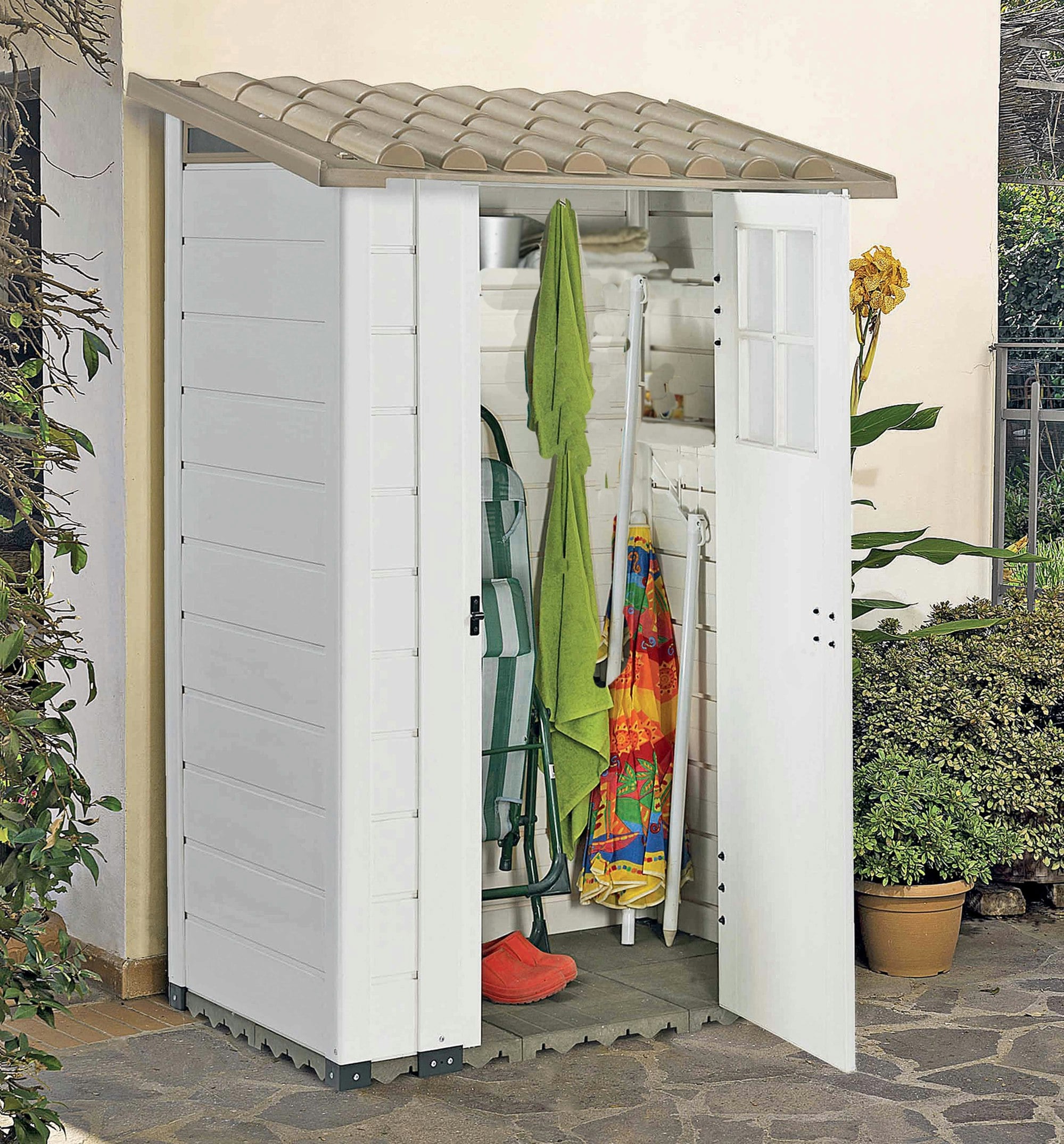 Rackhams Light Tuscany Evo 100 / 83X123cm Outside Tool Shed Store