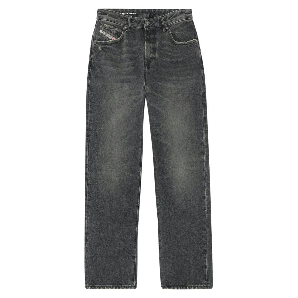 Diesel Men's Black D-Sark Faded Jeans - 32R - 100% Cotton