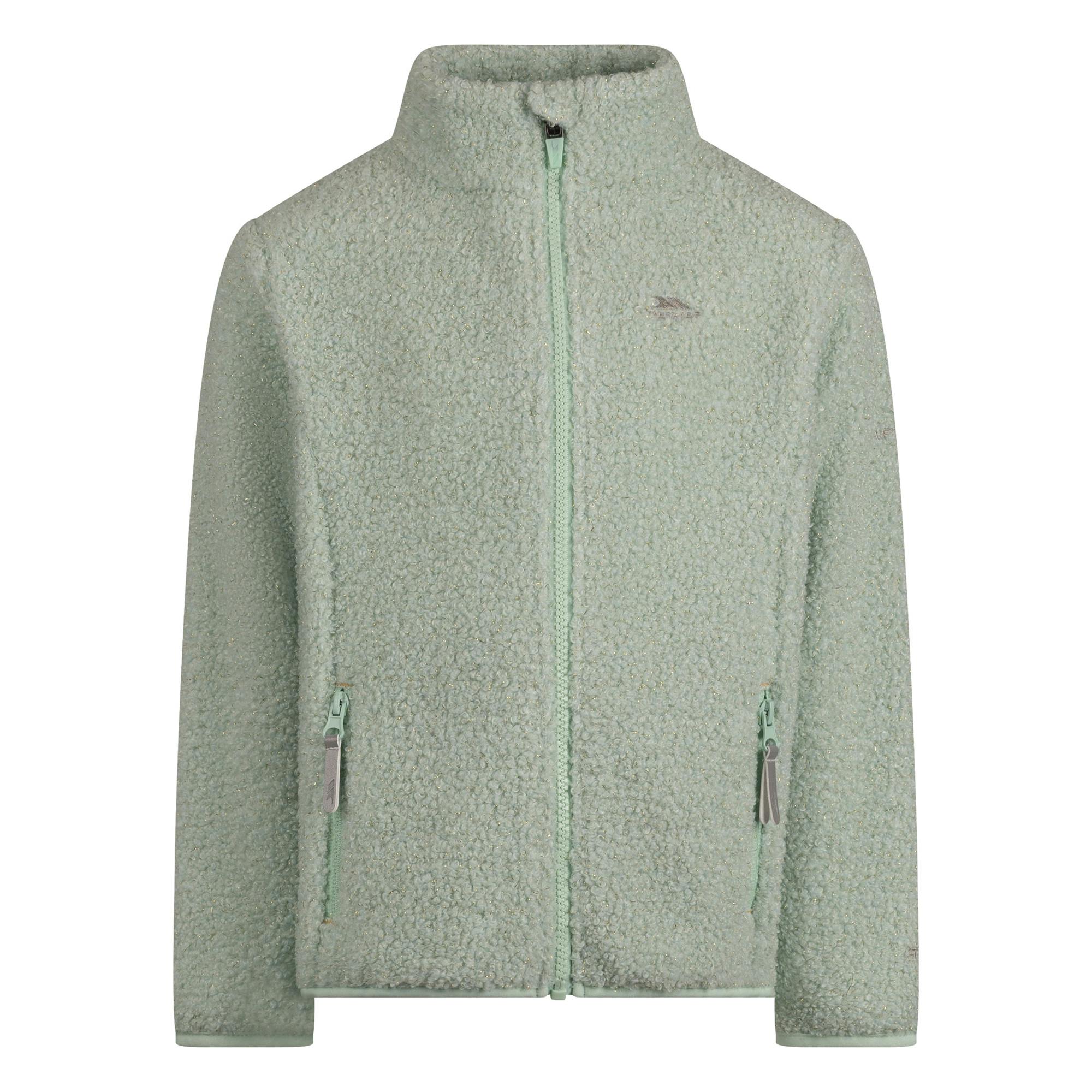 Trespass Girls Green Lunner At300 Fleece - Spring - 5-6 Years - Spring - 100% Polyester