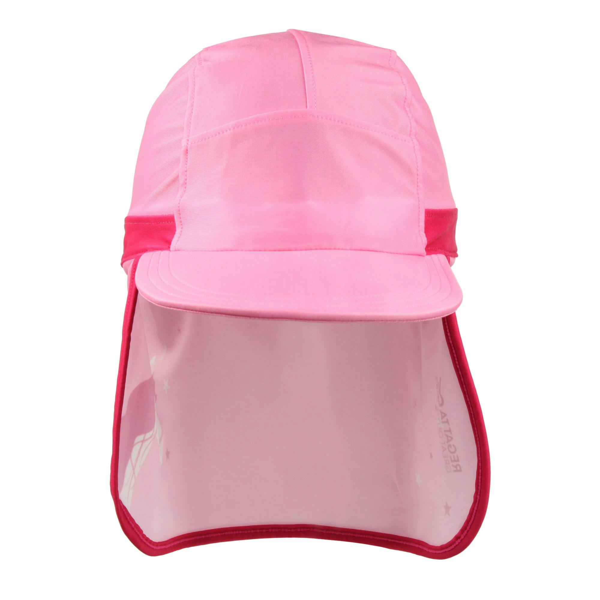 Regatta Girls Pink Childrens/Kids Protect Ii Luna The Unicorn Cap - Sweet - 11-13 Years - Sweet - 85% Polyester/15% Elastane
