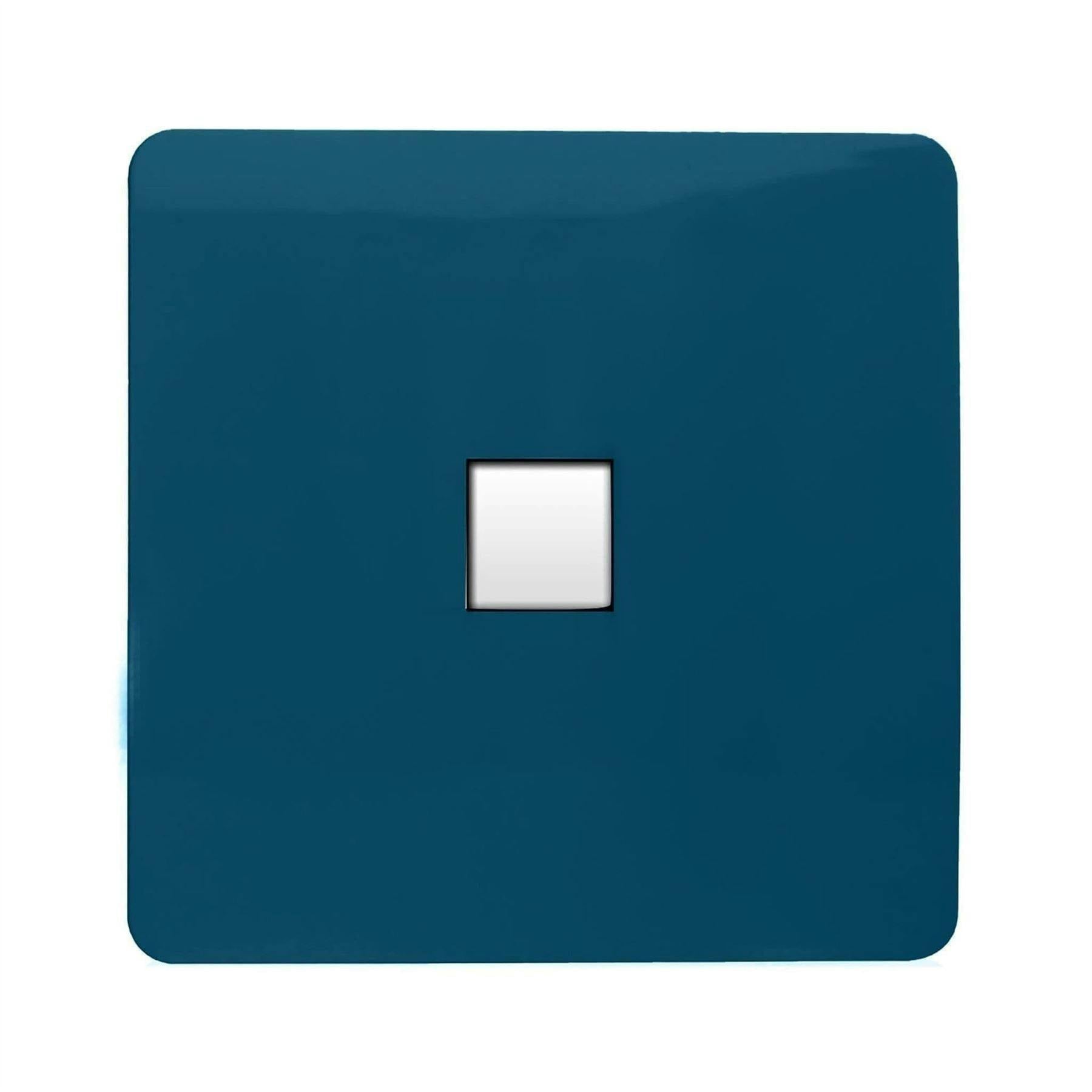 Trendi Switch 1 Gang Rj45 Cat 6 Modern Designer Pc Ethernet Socketin Midnight Blue - Image 3