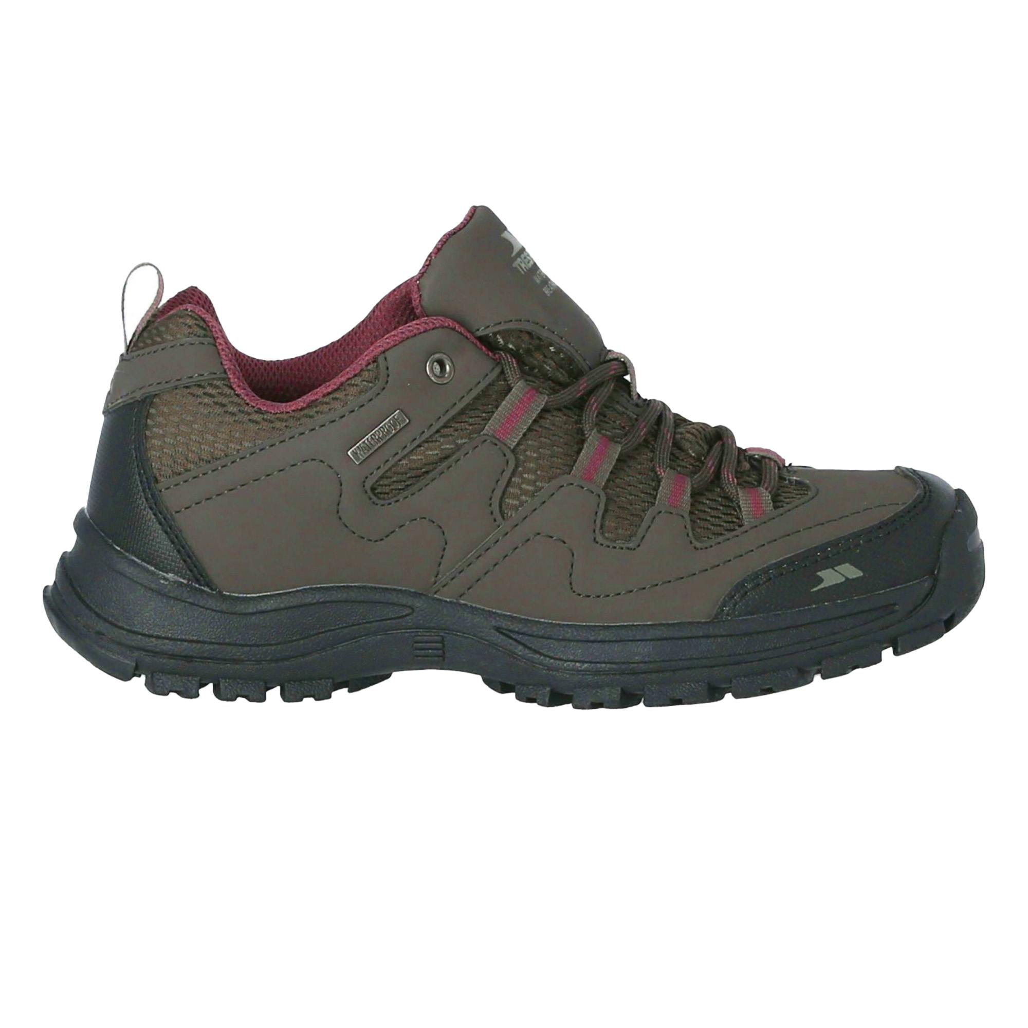 Trespass Women's Mitzi Low Cut Hiking Shoes - Coffee - 4 Uk - Coffee - 50% Tpr/50% Pu